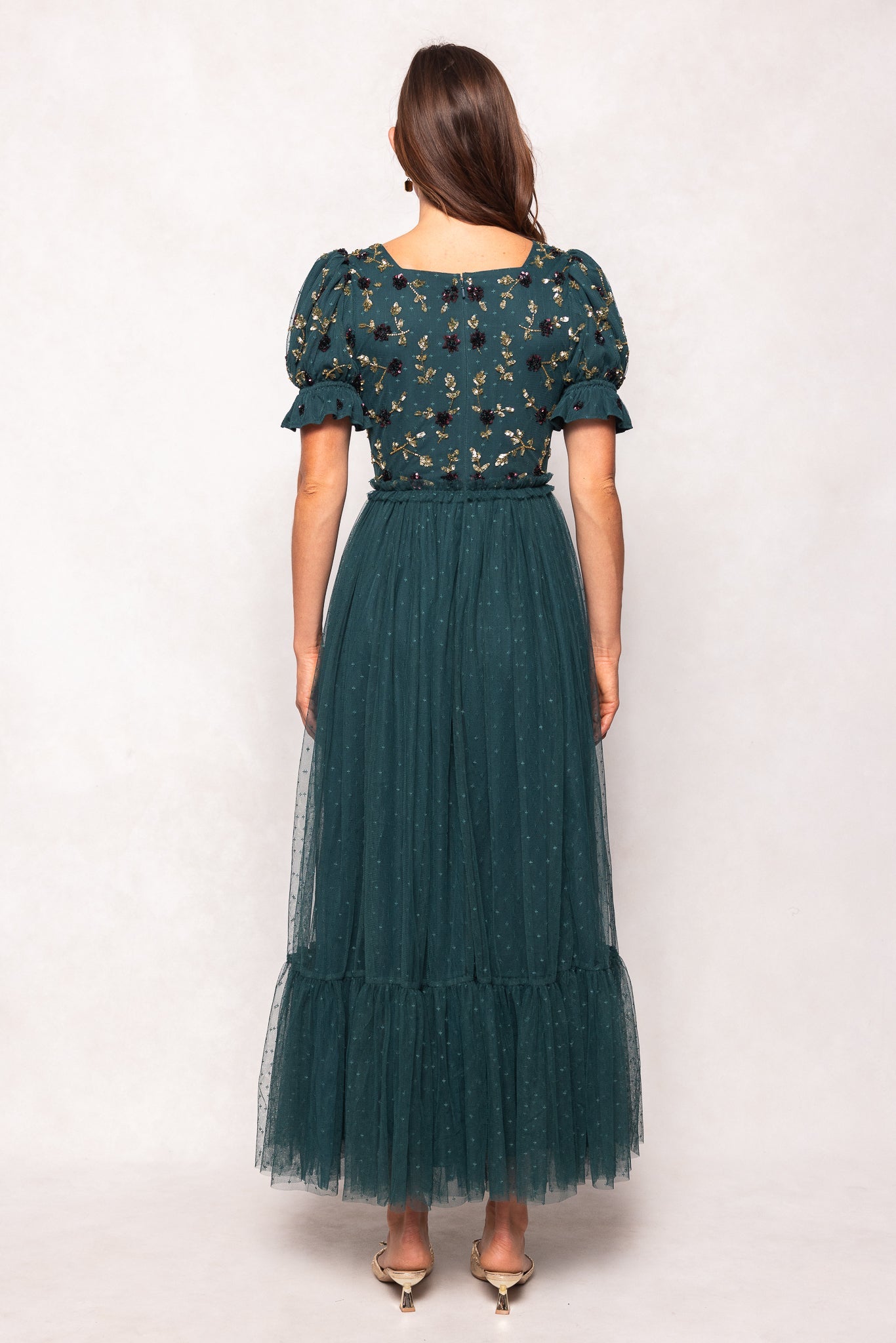 Adara Dress in Green