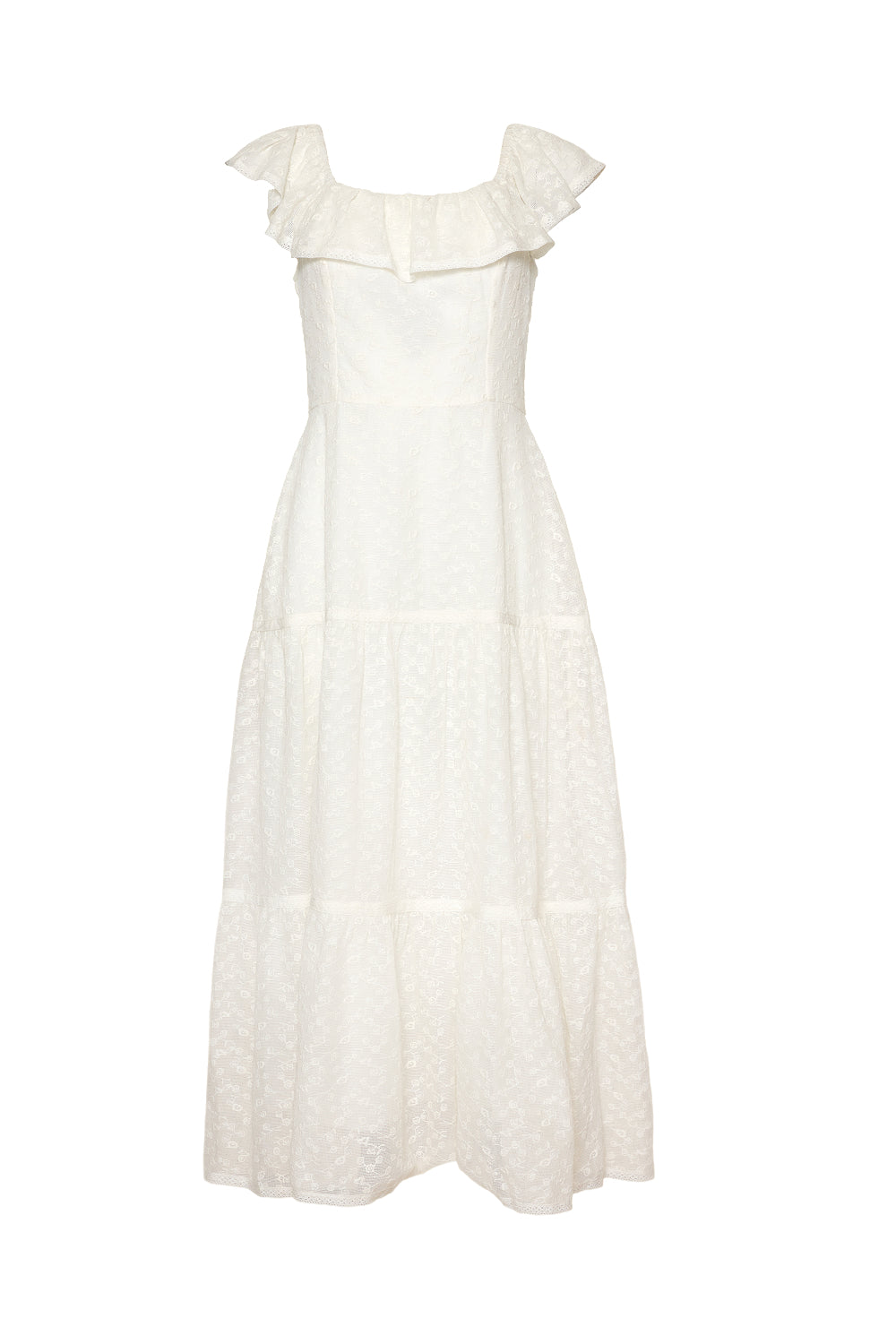 Alaina Dress in Ivory