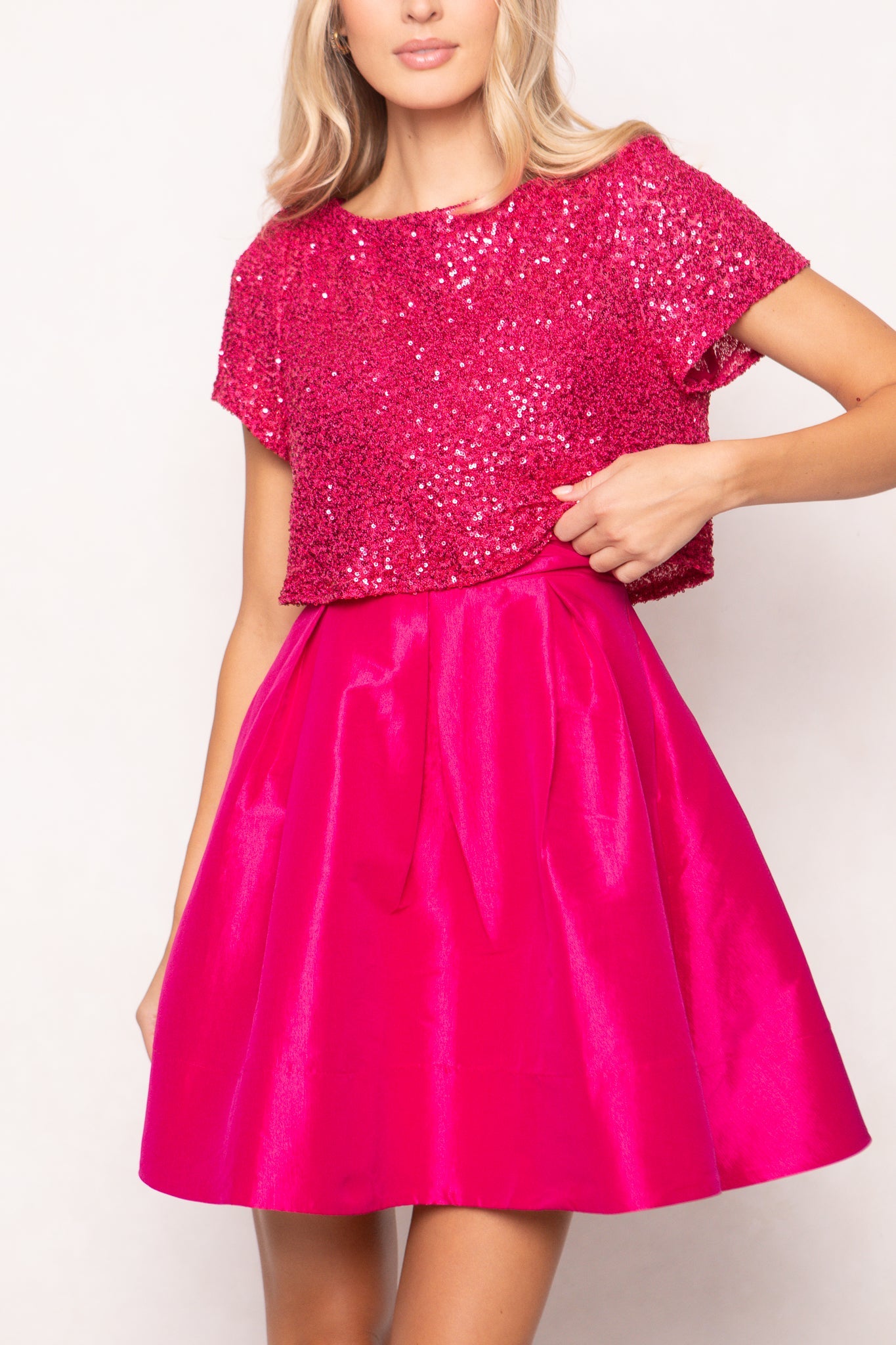 Alexis Dress in Fuchsia