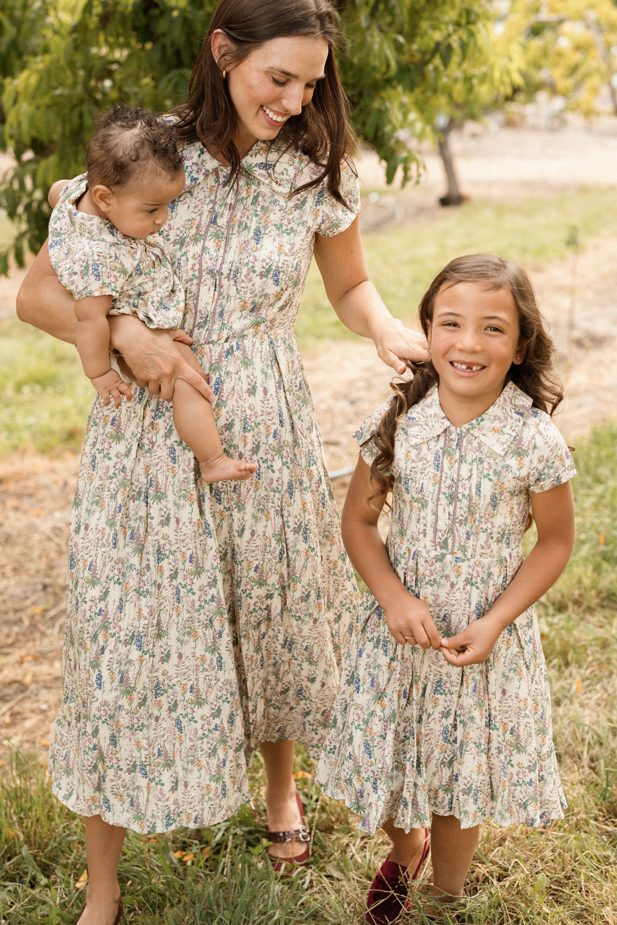 Amber Dress in Autumn Bouquet