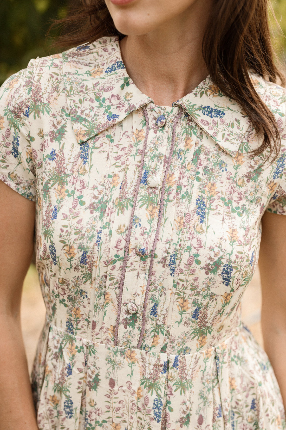 Amber Dress in Autumn Bouquet