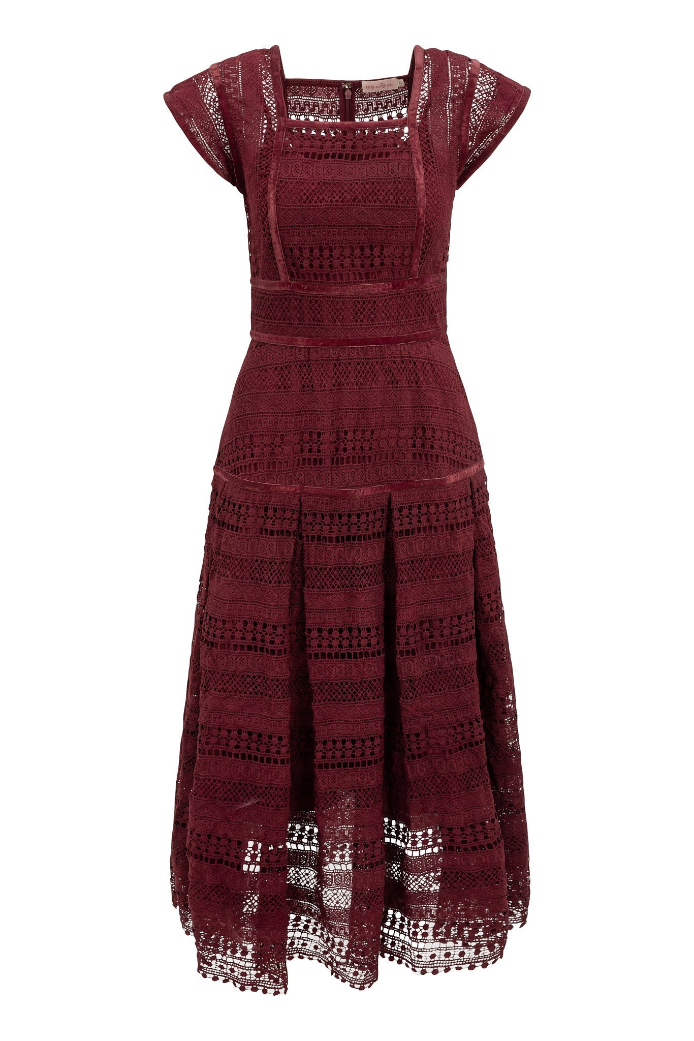Amory Dress in Burgundy
