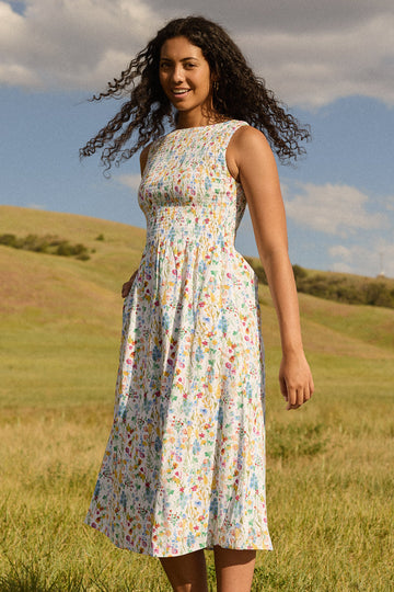 Ana Dress in Floral Fields