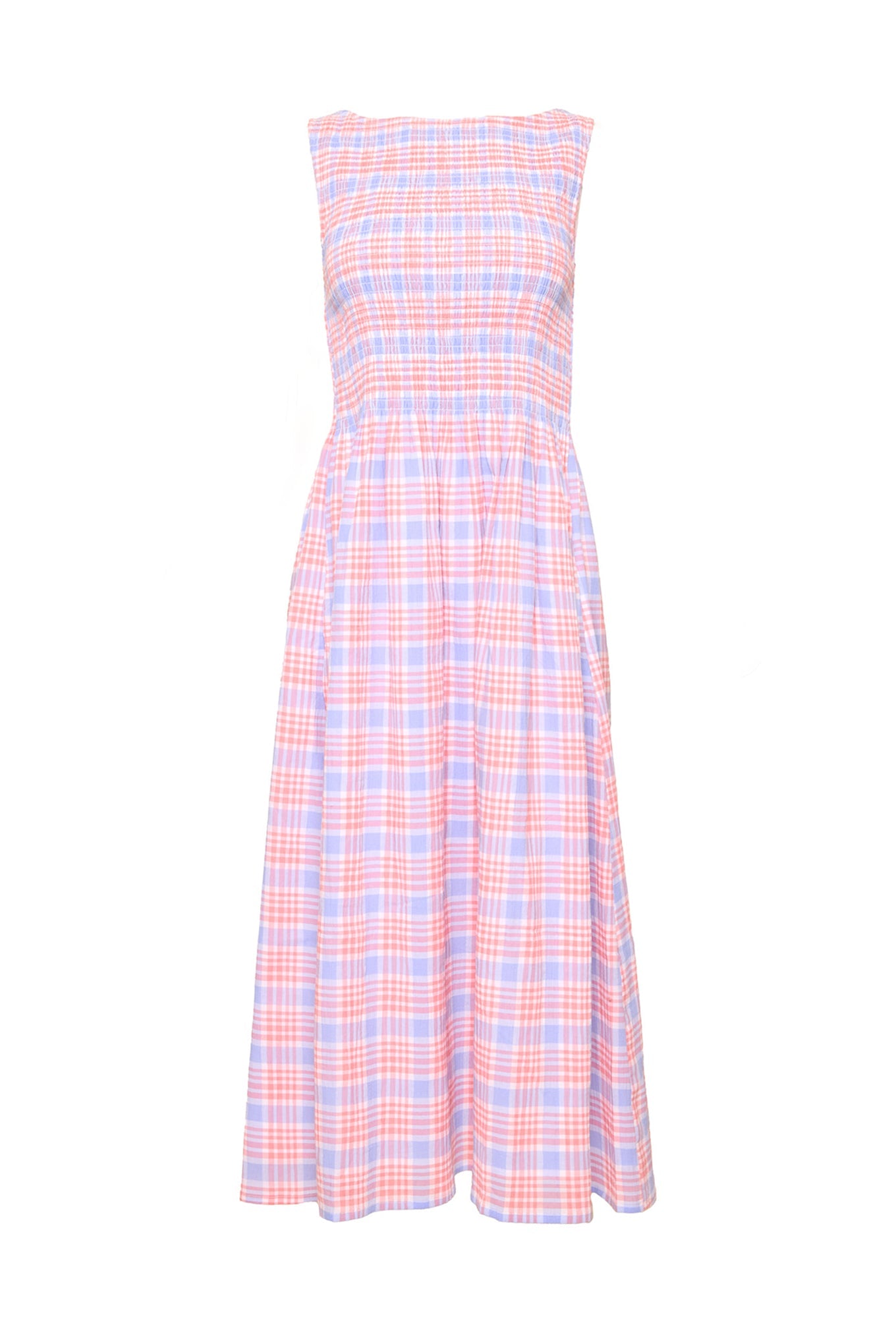 Ana Dress in Blossom Plaid