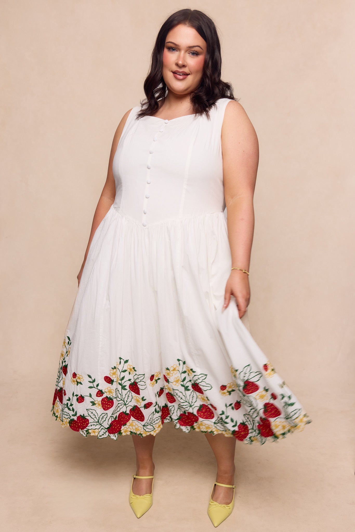 Clarissa Dress in Strawberry