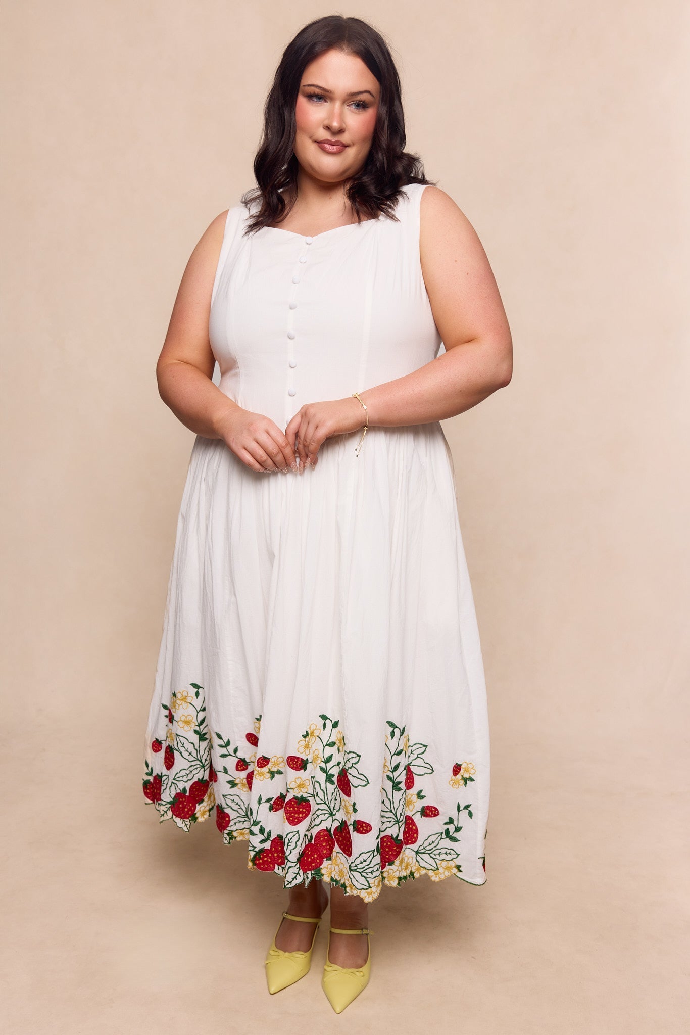 Clarissa Dress in Strawberry