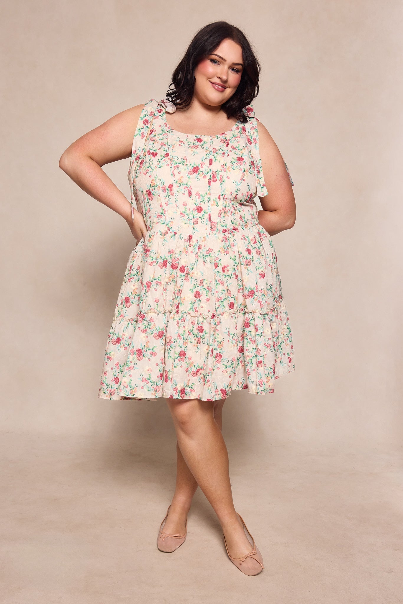 Helene Dress in Vibrant Chintz