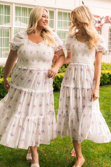 Emily Dress in Heritage Soft Ditsy Floral