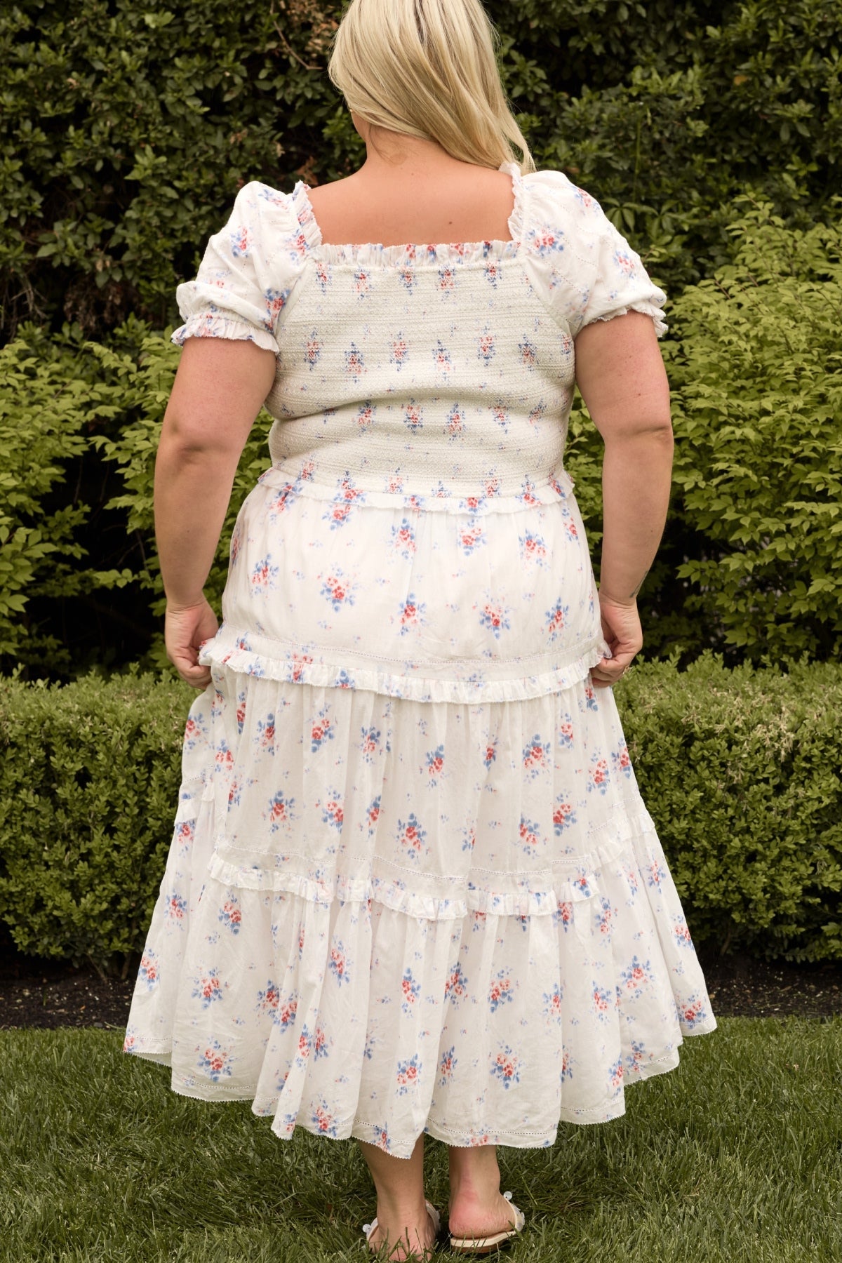 Emily Dress in Heritage Soft Ditsy Floral