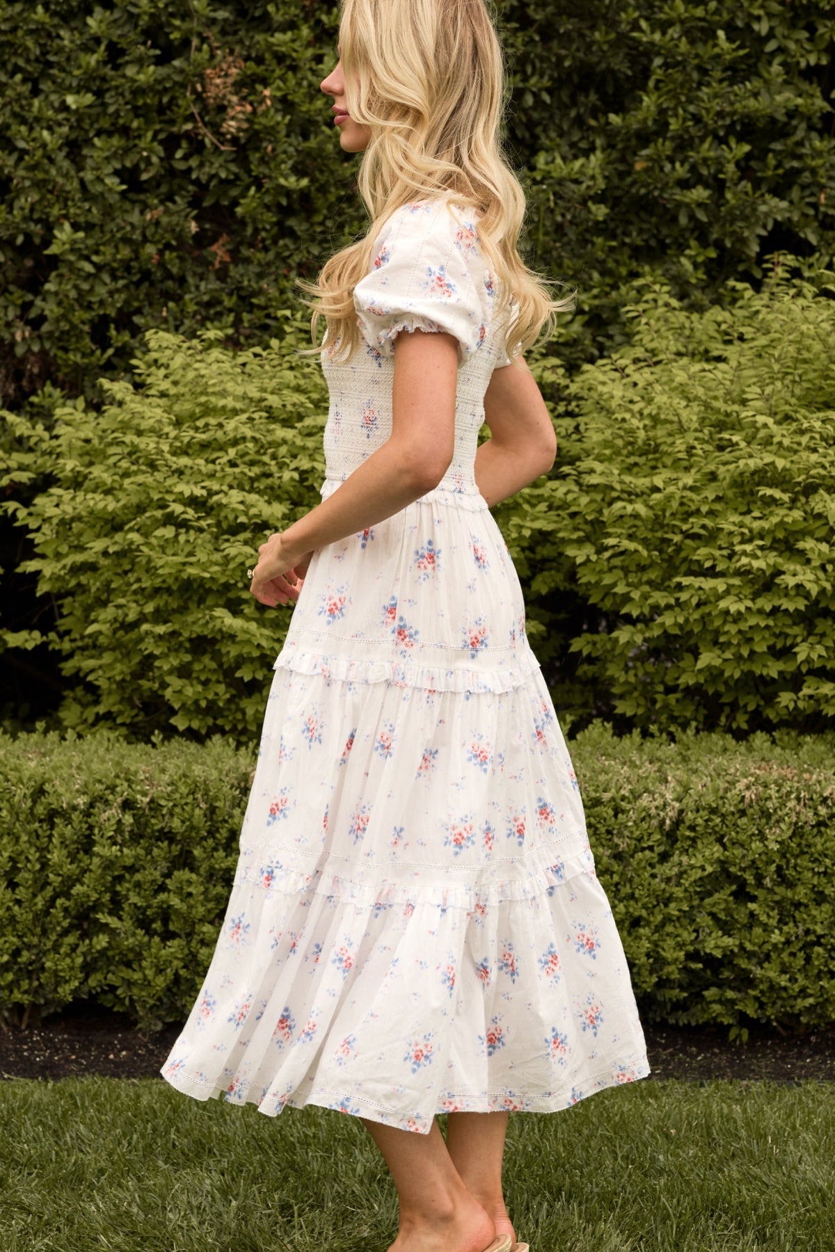 Emily Dress in Heritage Soft Ditsy Floral