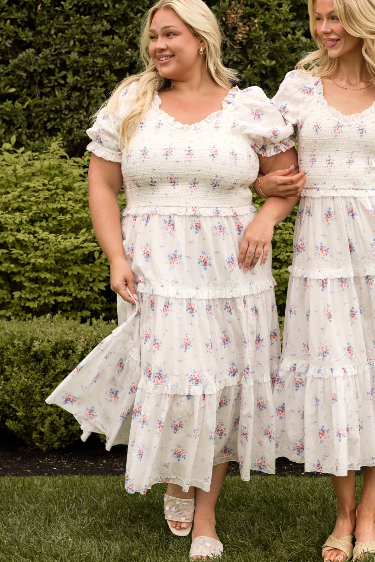 Emily Dress in Heritage Soft Ditsy Floral