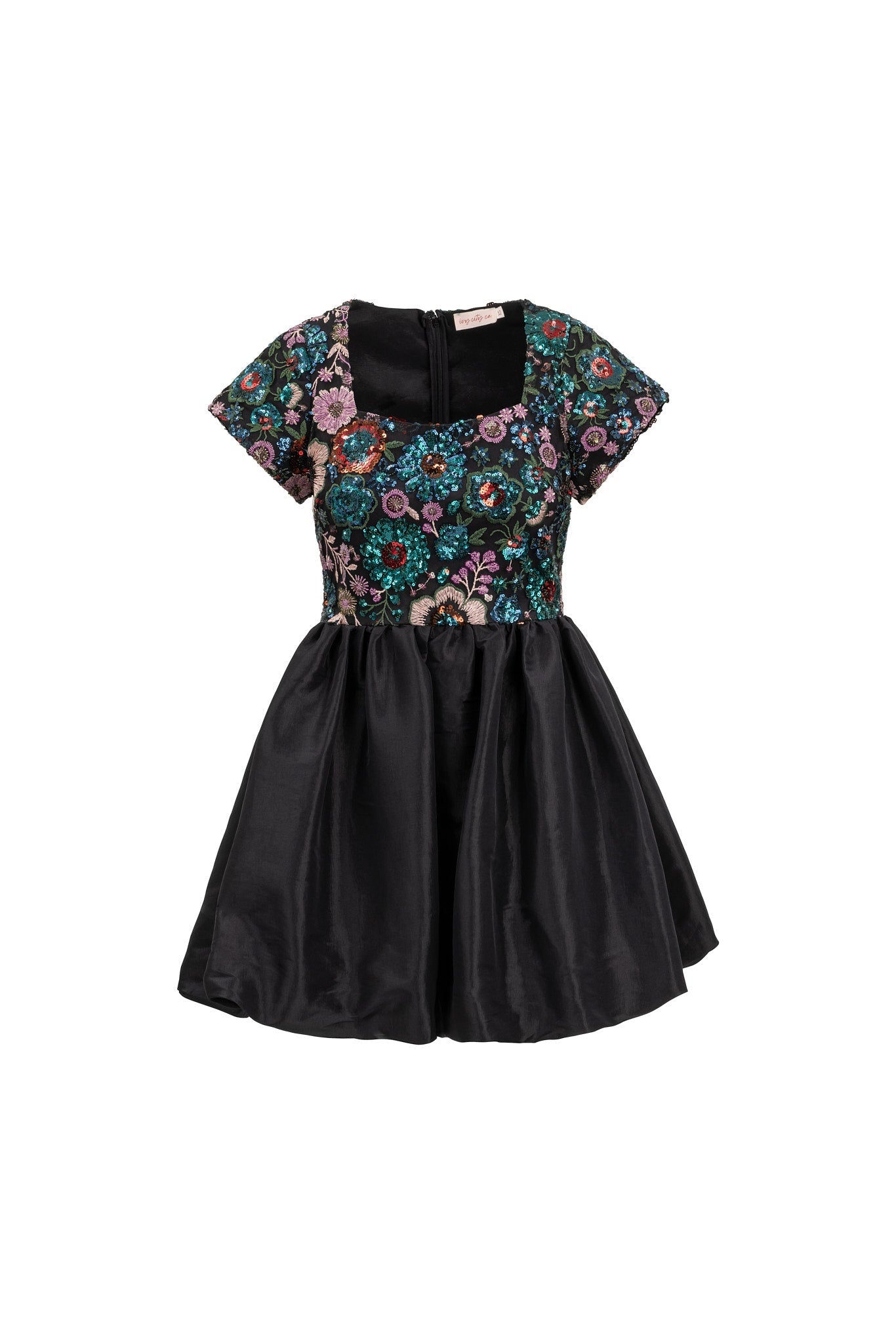 Esme Dress in Floral Sequin