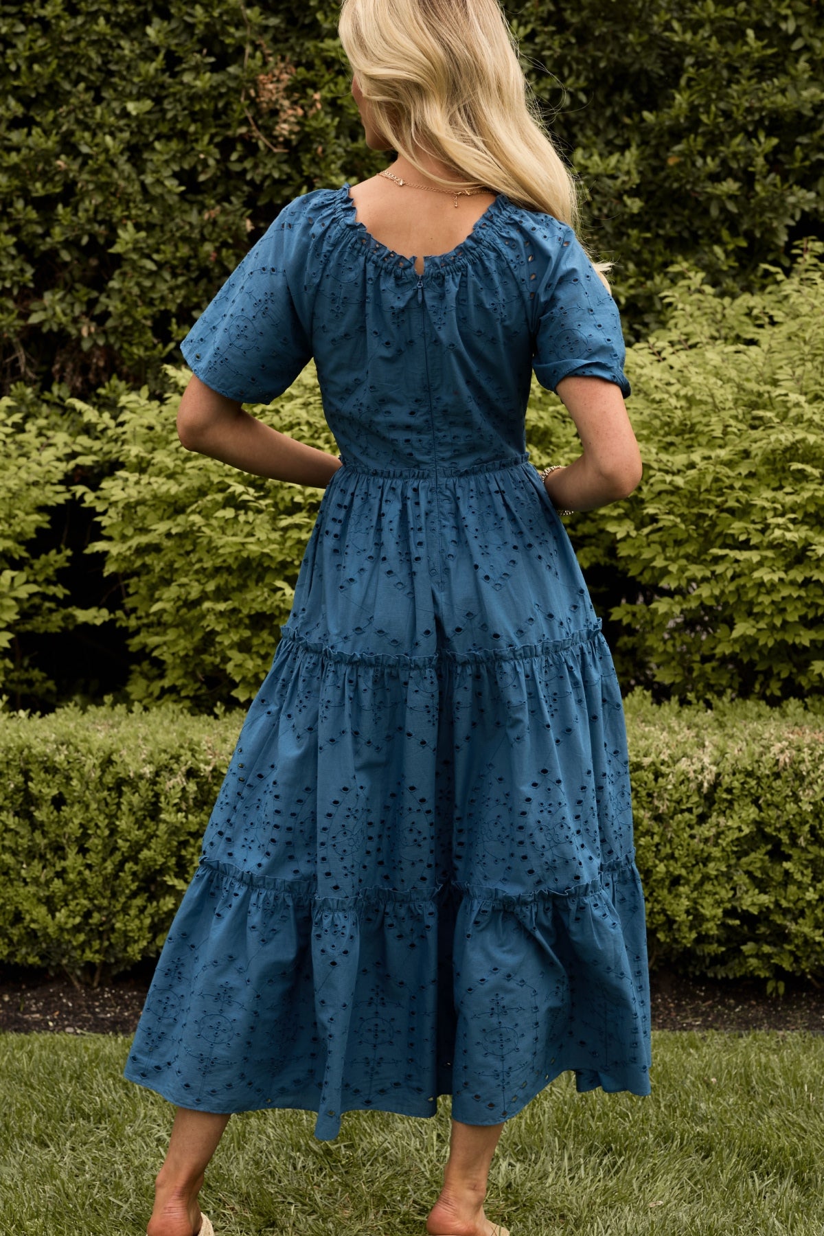 Etta Dress in Cobalt