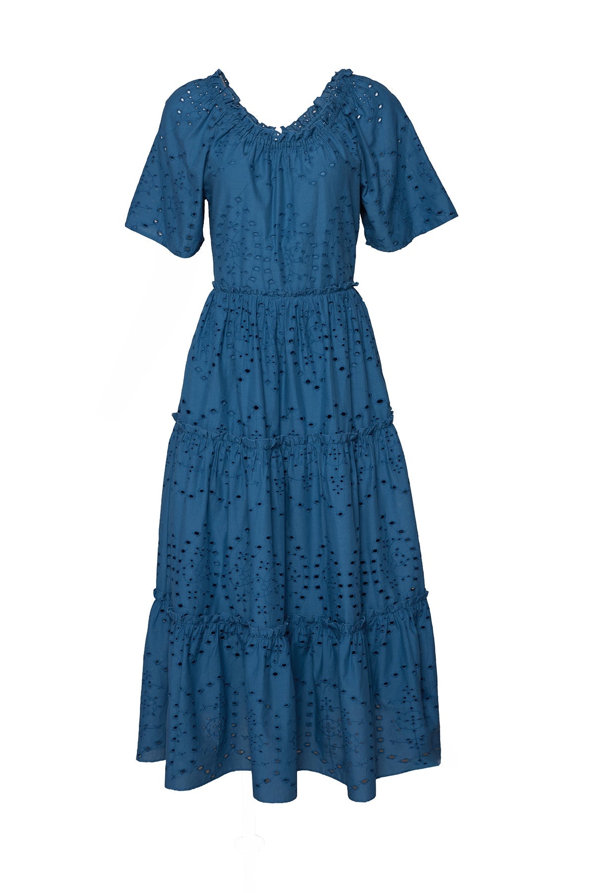 Etta Dress in Cobalt