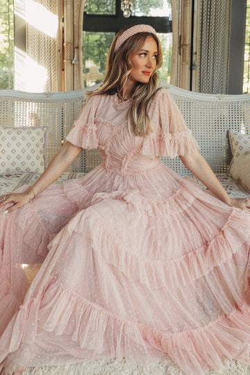 Whimsical Dress in Blush