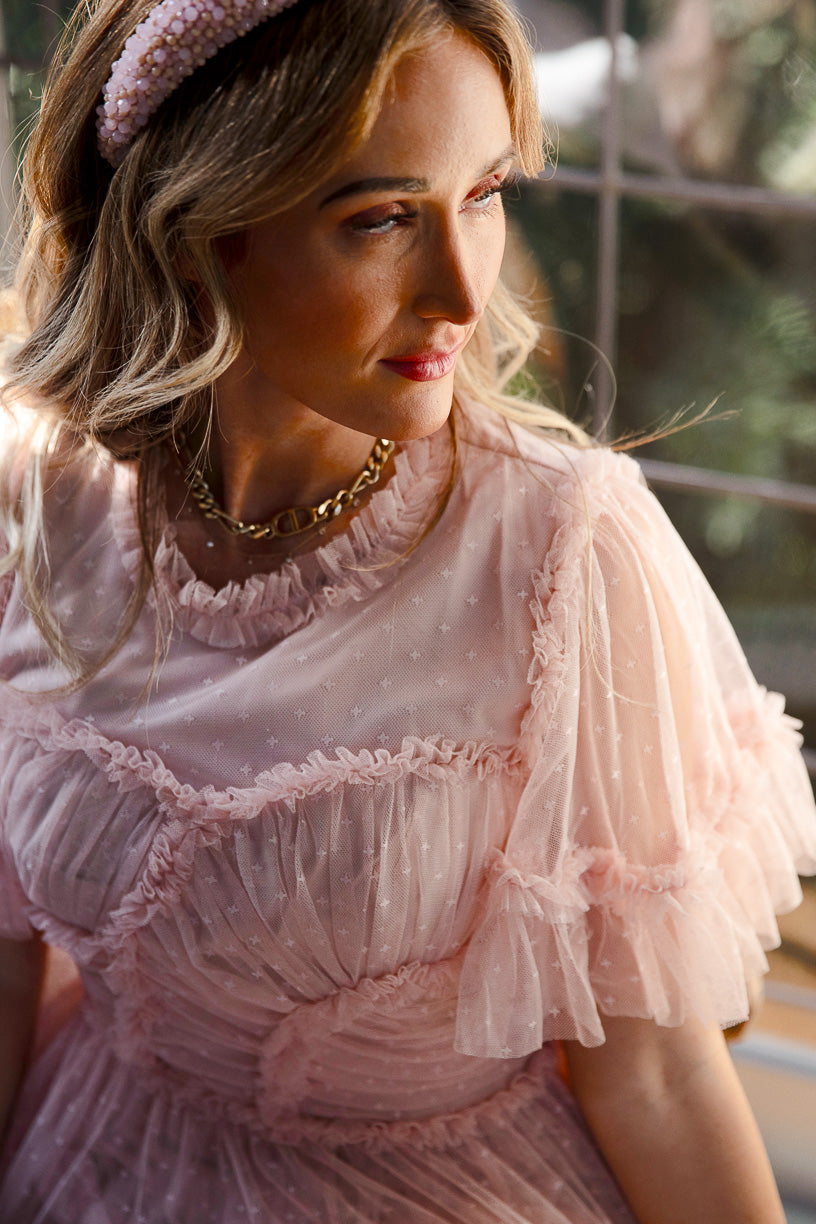 Whimsical Dress in Blush