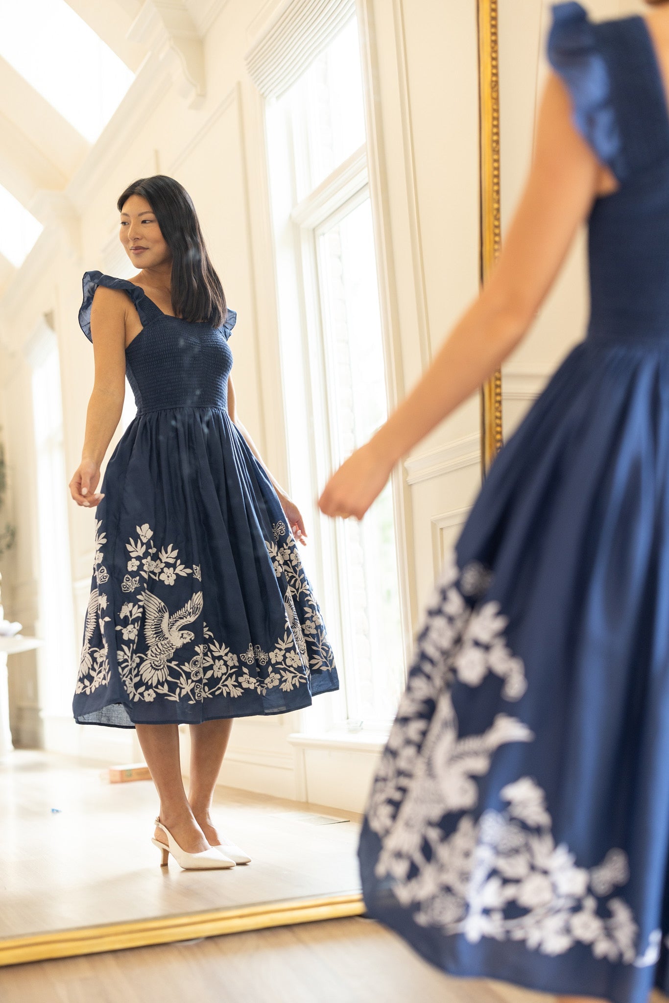 Finch Dress in Blue