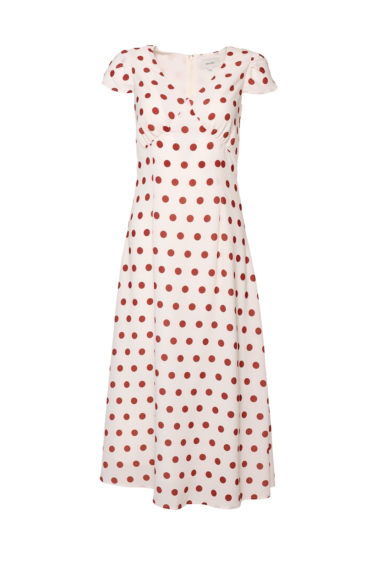 Fiona Dress in Red Polka Dot