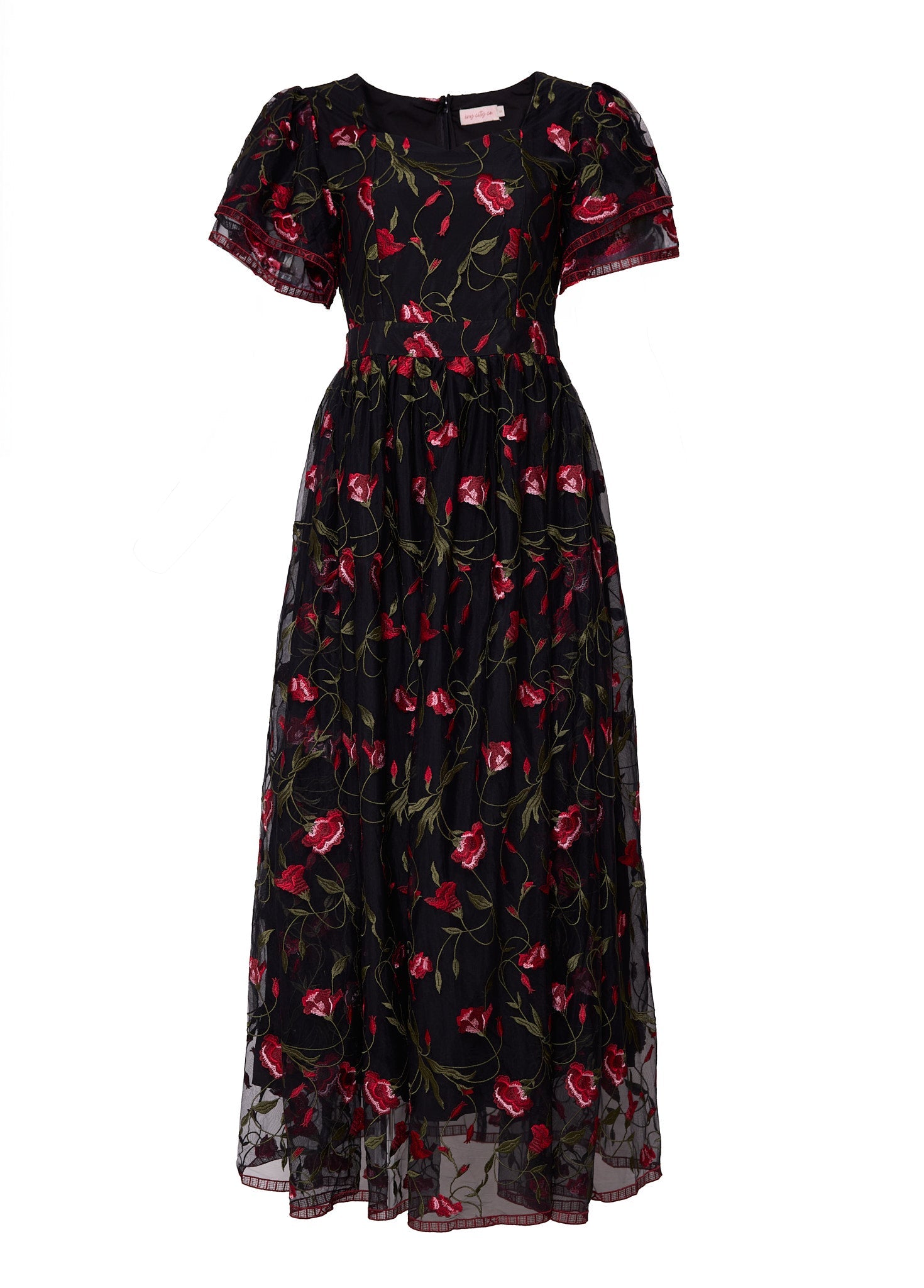 Flora Dress in Romantic Roses