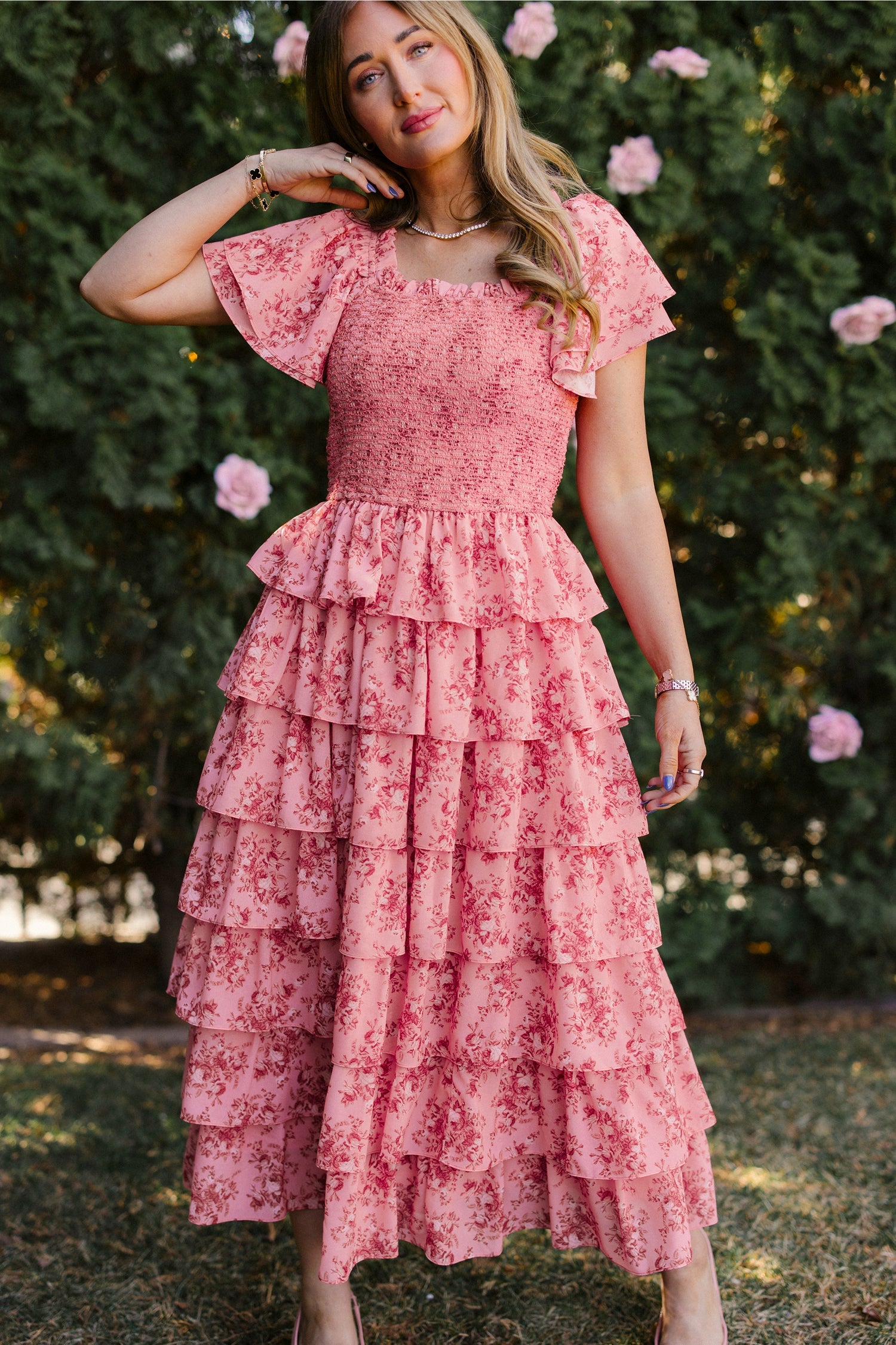 Grace Dress in Desert Heritage Rose