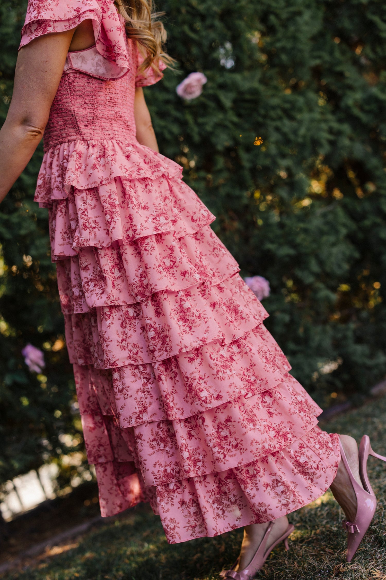 Grace Dress in Desert Heritage Rose
