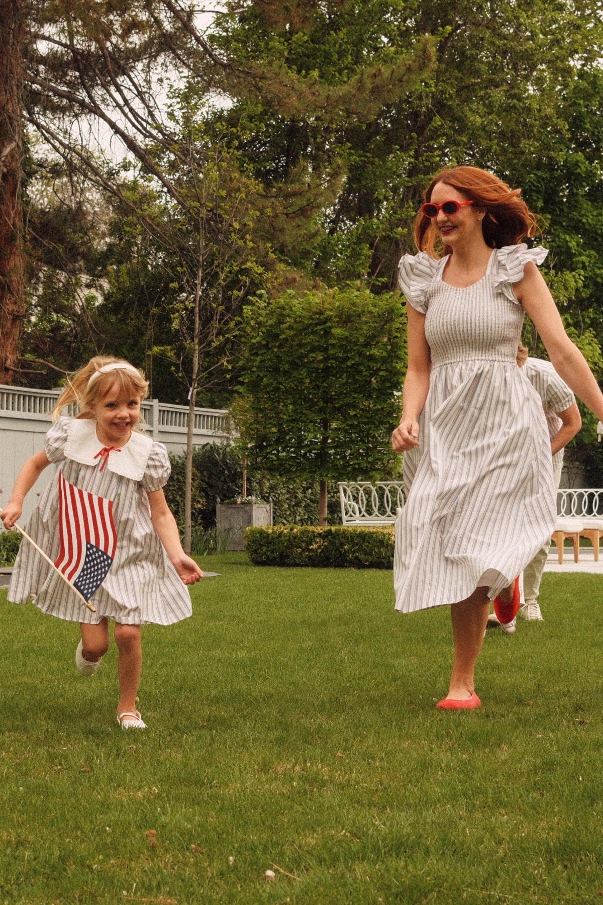 Hattie Dress in Heritage Stripe