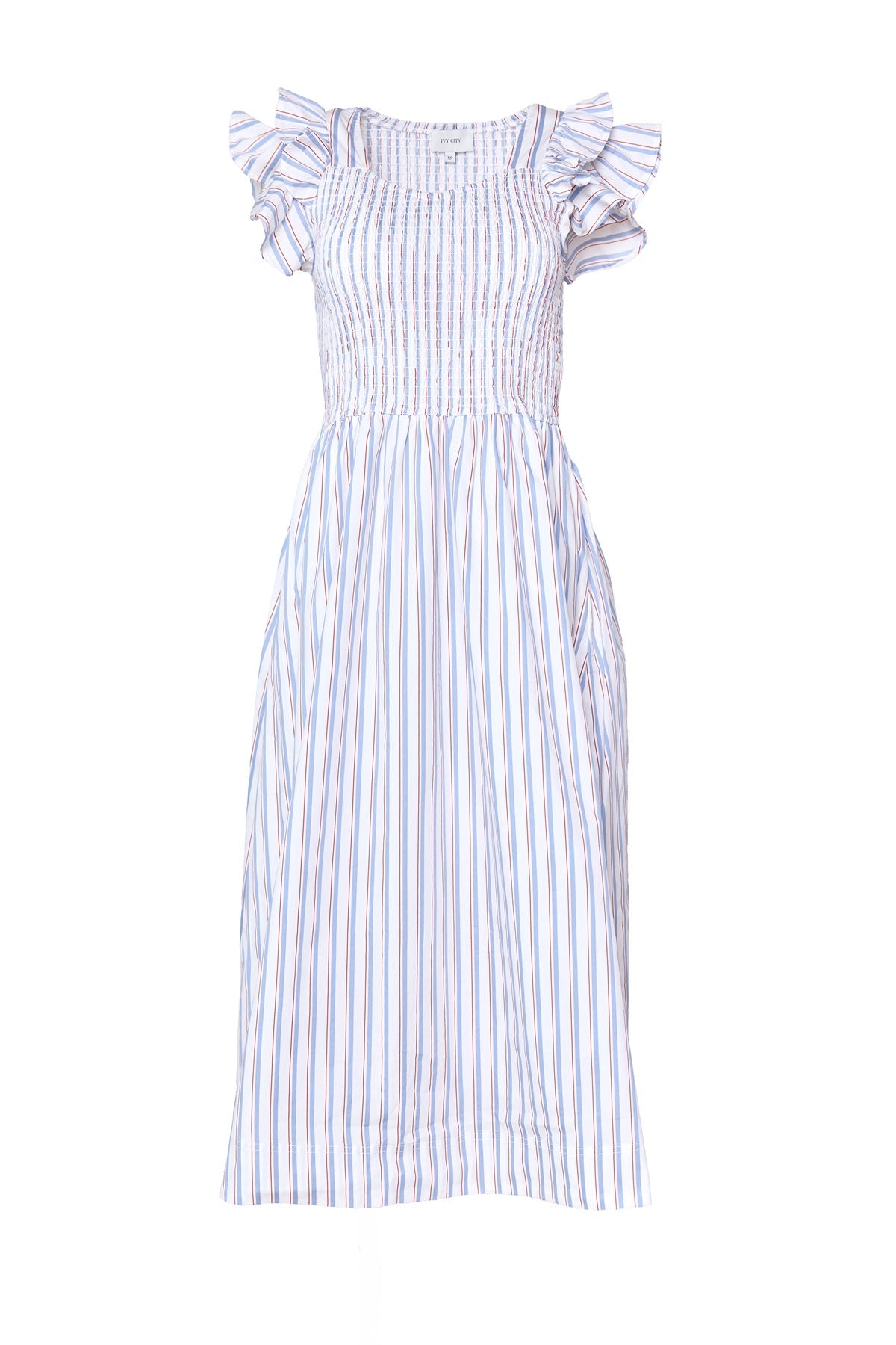 Hattie Dress in Heritage Stripe