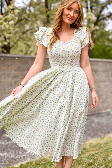 Hattie Dress in Madeline Blue