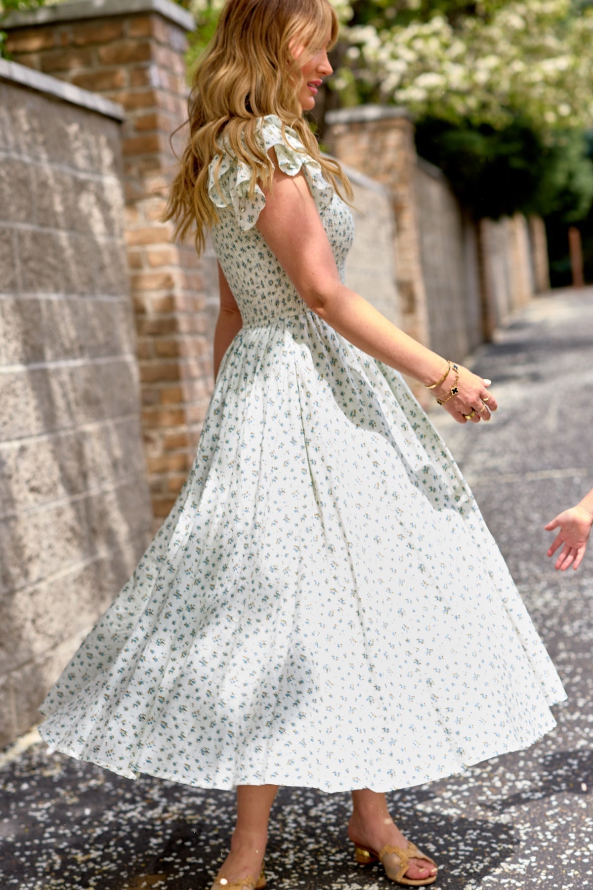 Hattie Dress in Madeline Blue