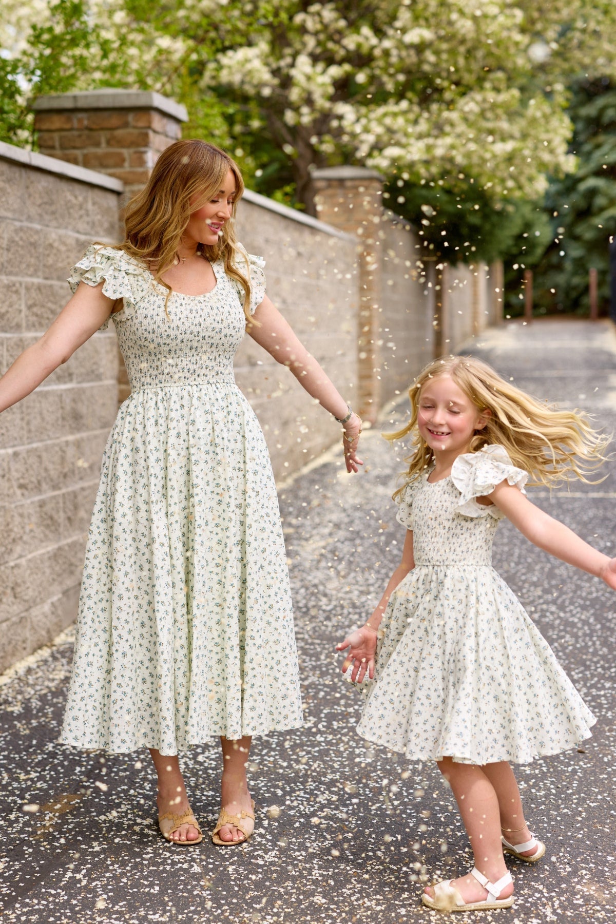 Hattie Dress in Madeline Blue
