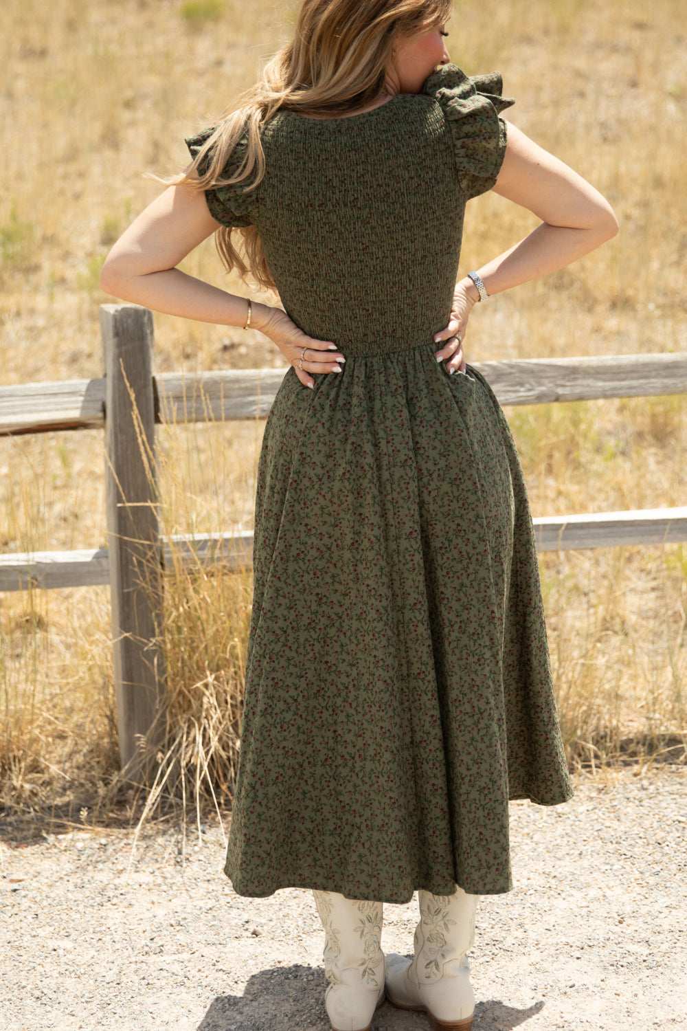 Hattie Dress in Woodland Floral
