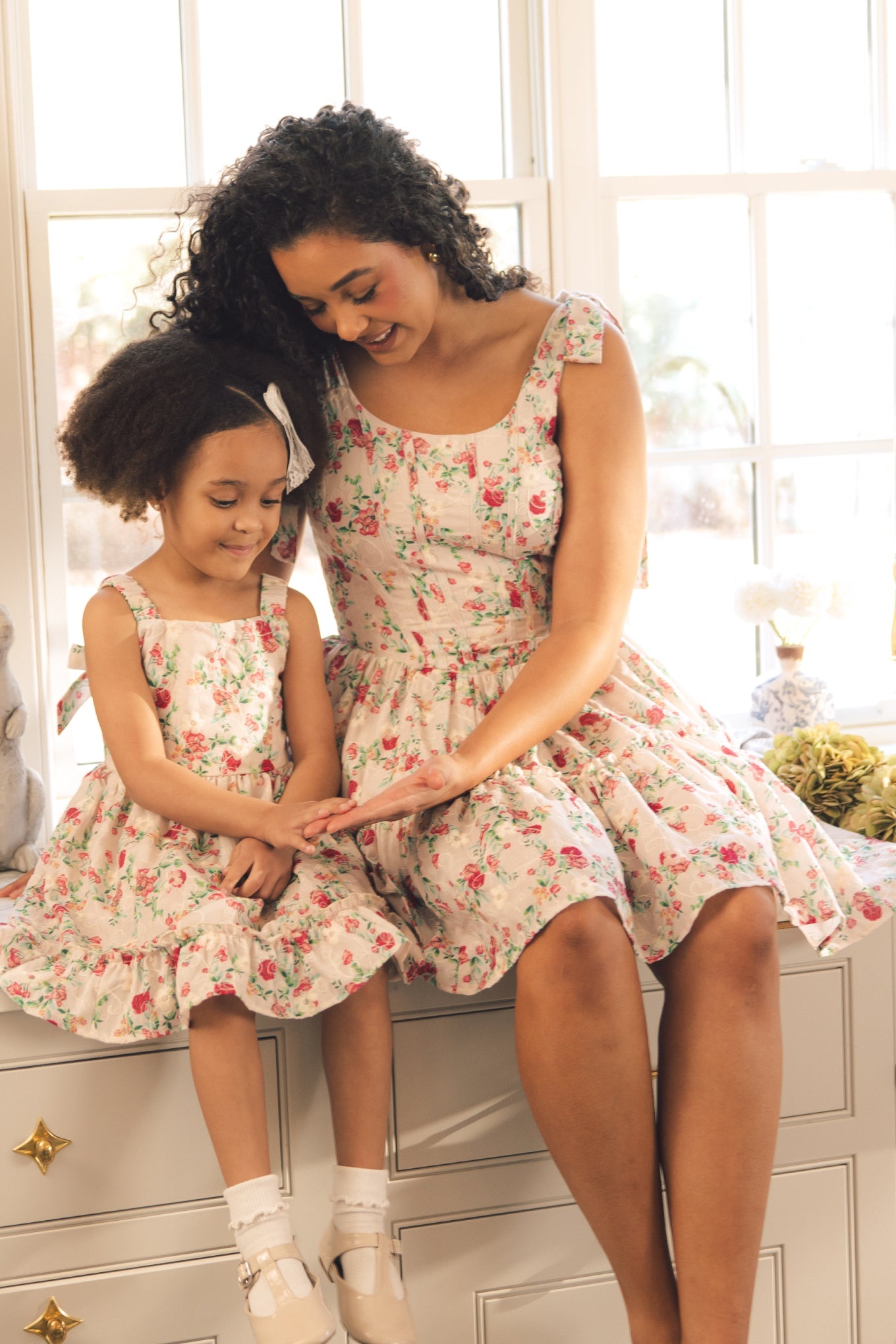 Helene Dress in Vibrant Chintz