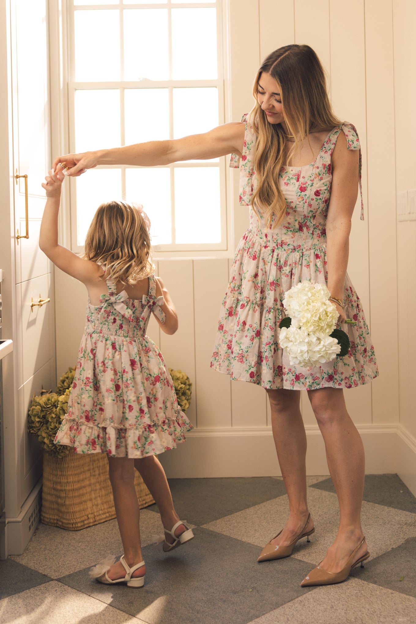 Helene Dress in Vibrant Chintz