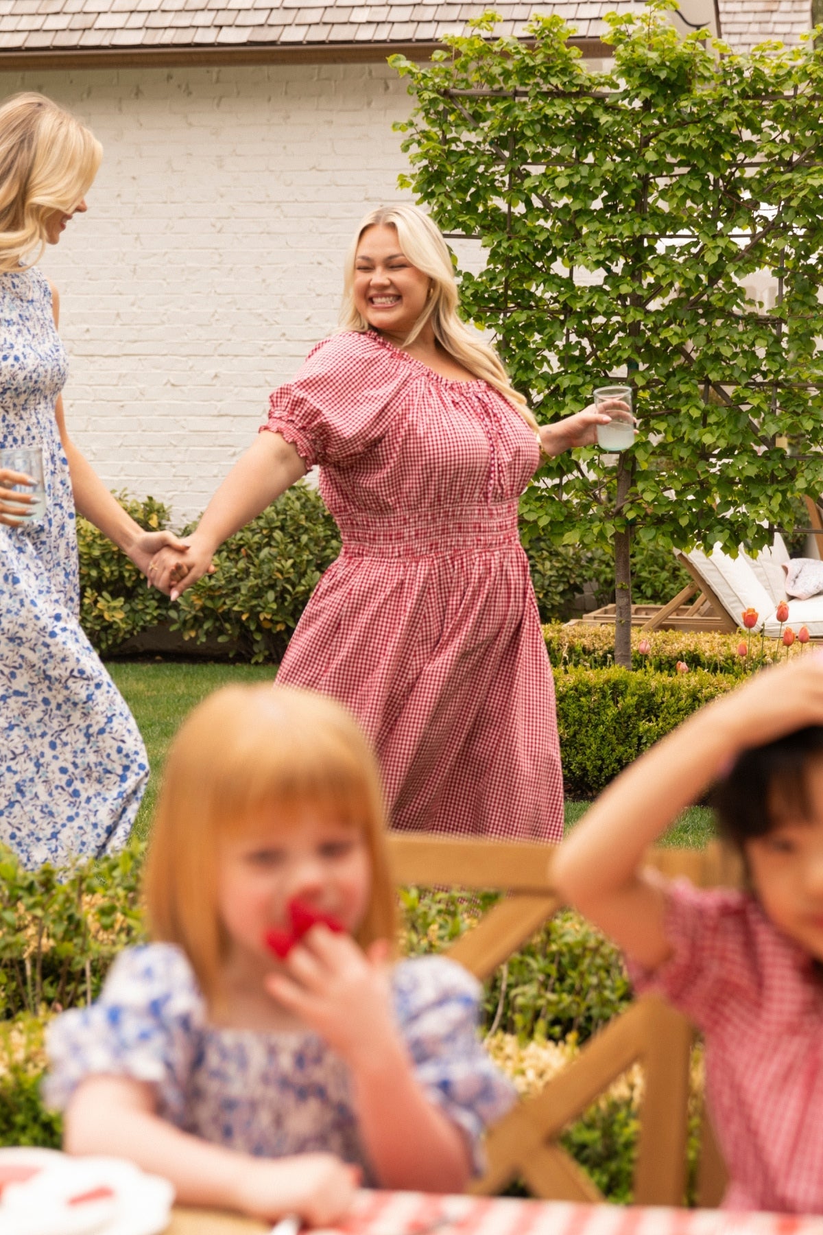 Jessie Dress in Red Gingham