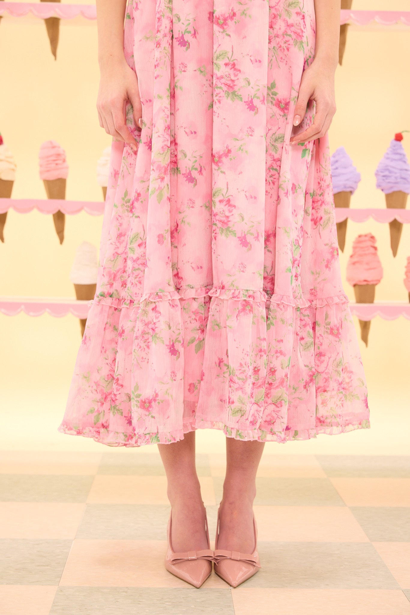 Juliana Dress in Rose Trance