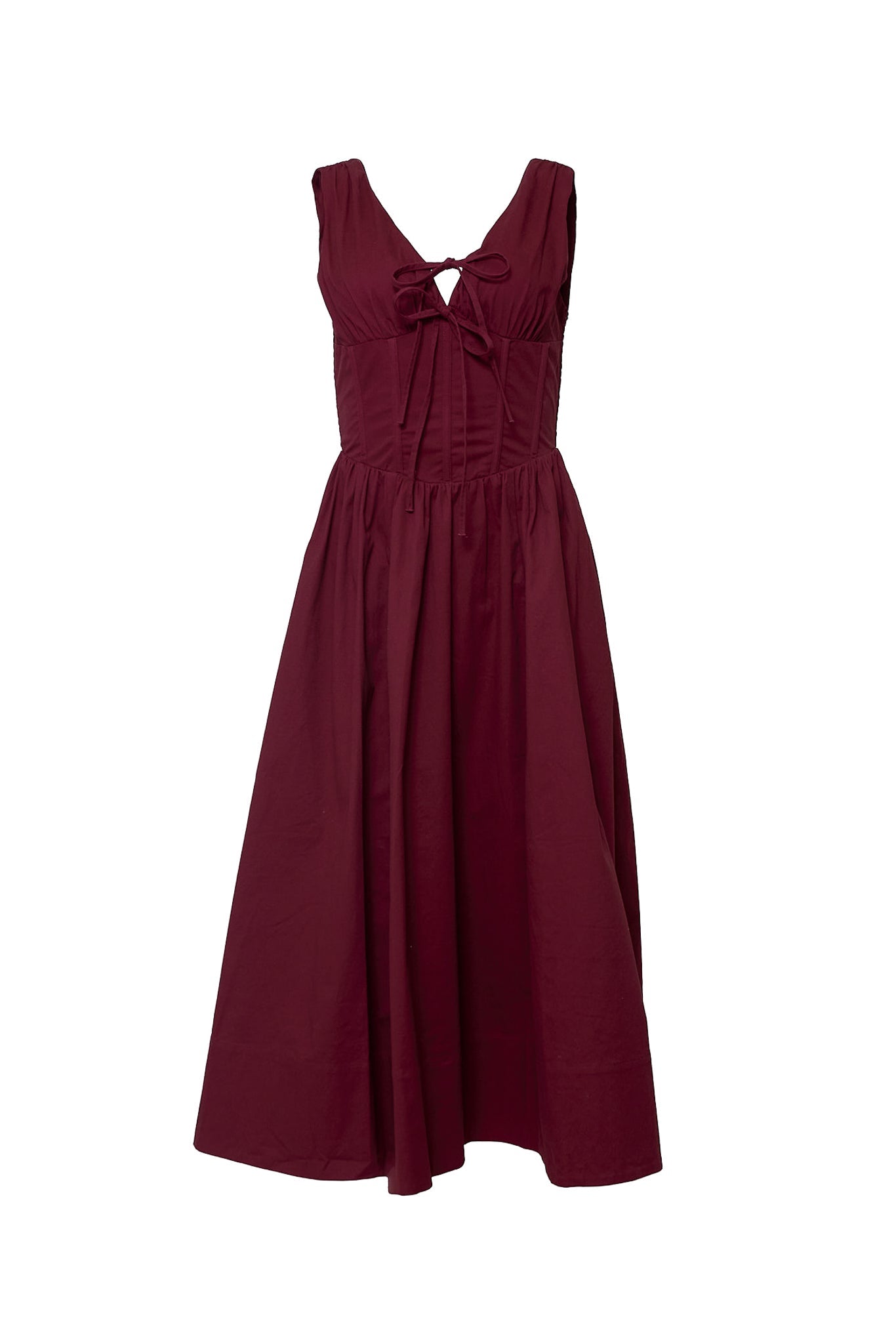 Kayla Dress in Burgundy