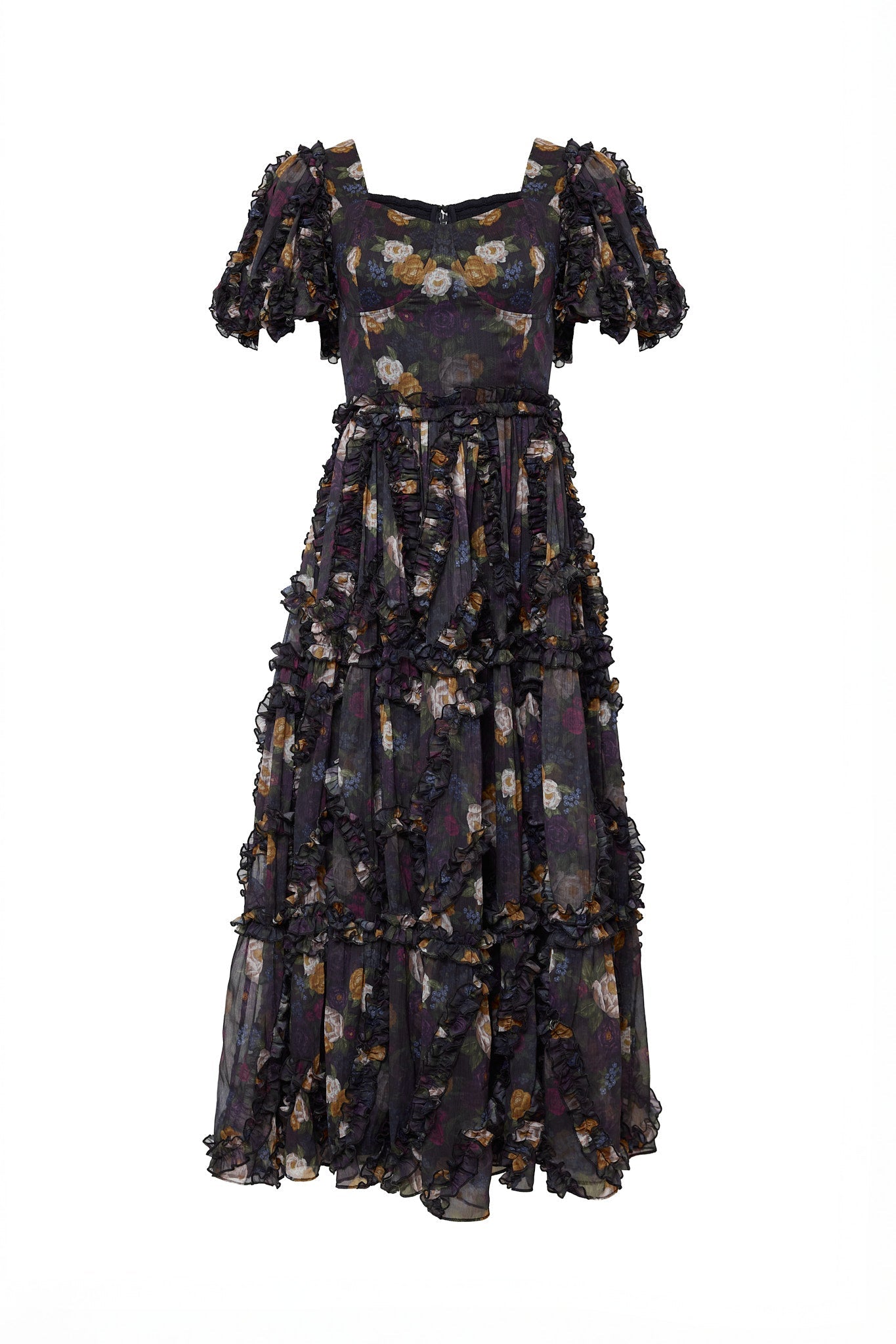 Layla Dress in Winter Floral