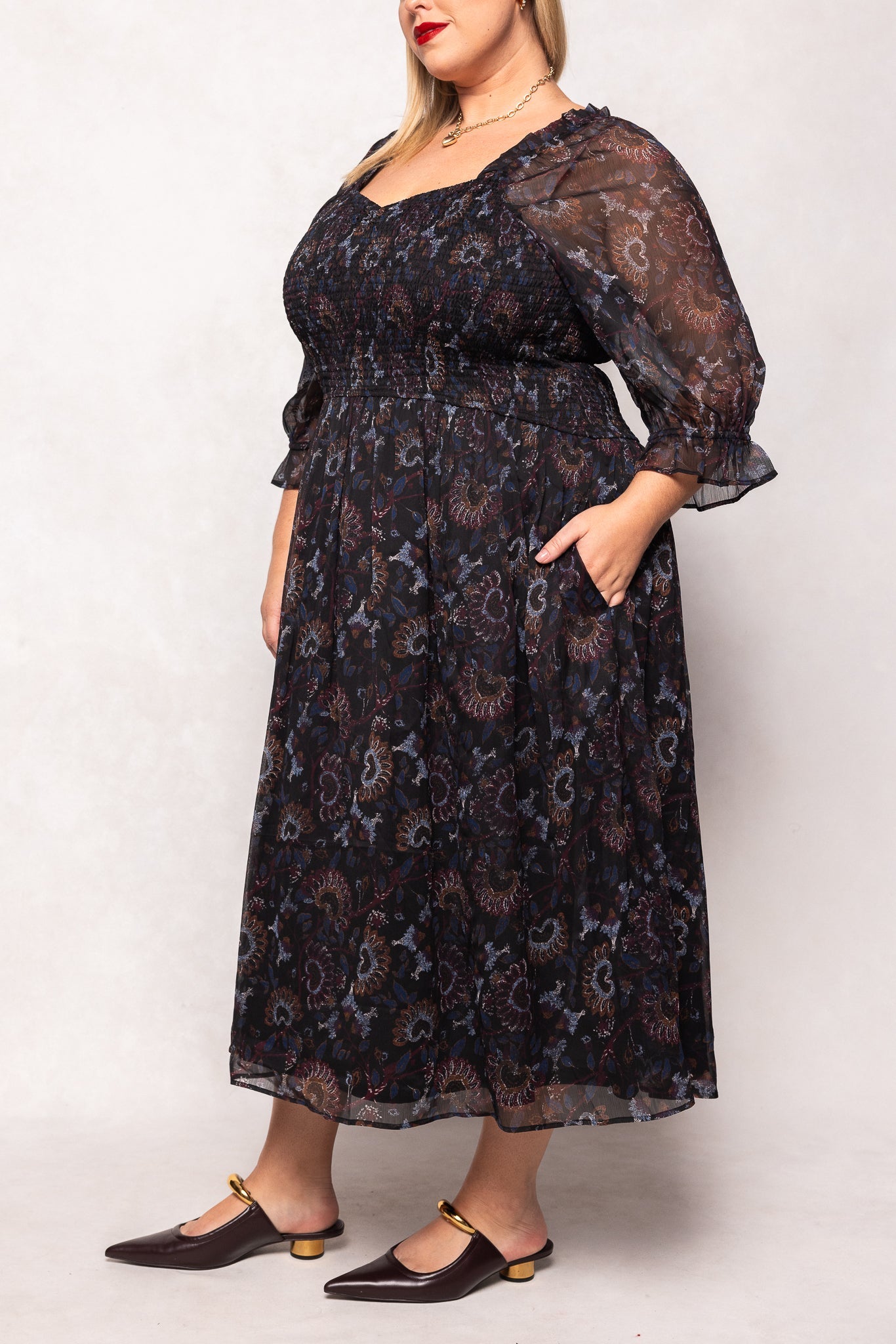 Maddison Dress in Enchanted Floral