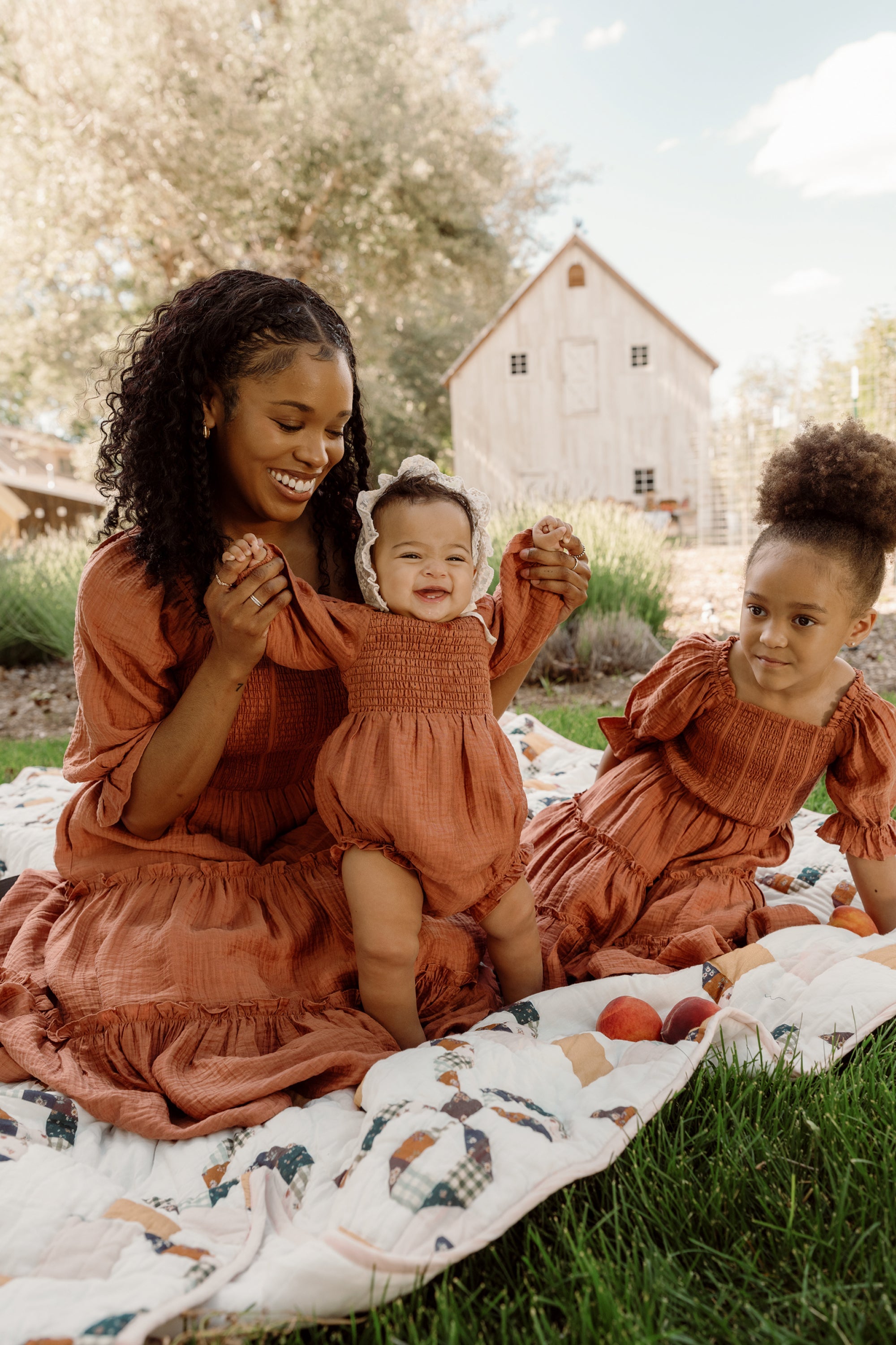 Madeline Dress in Apple Cider