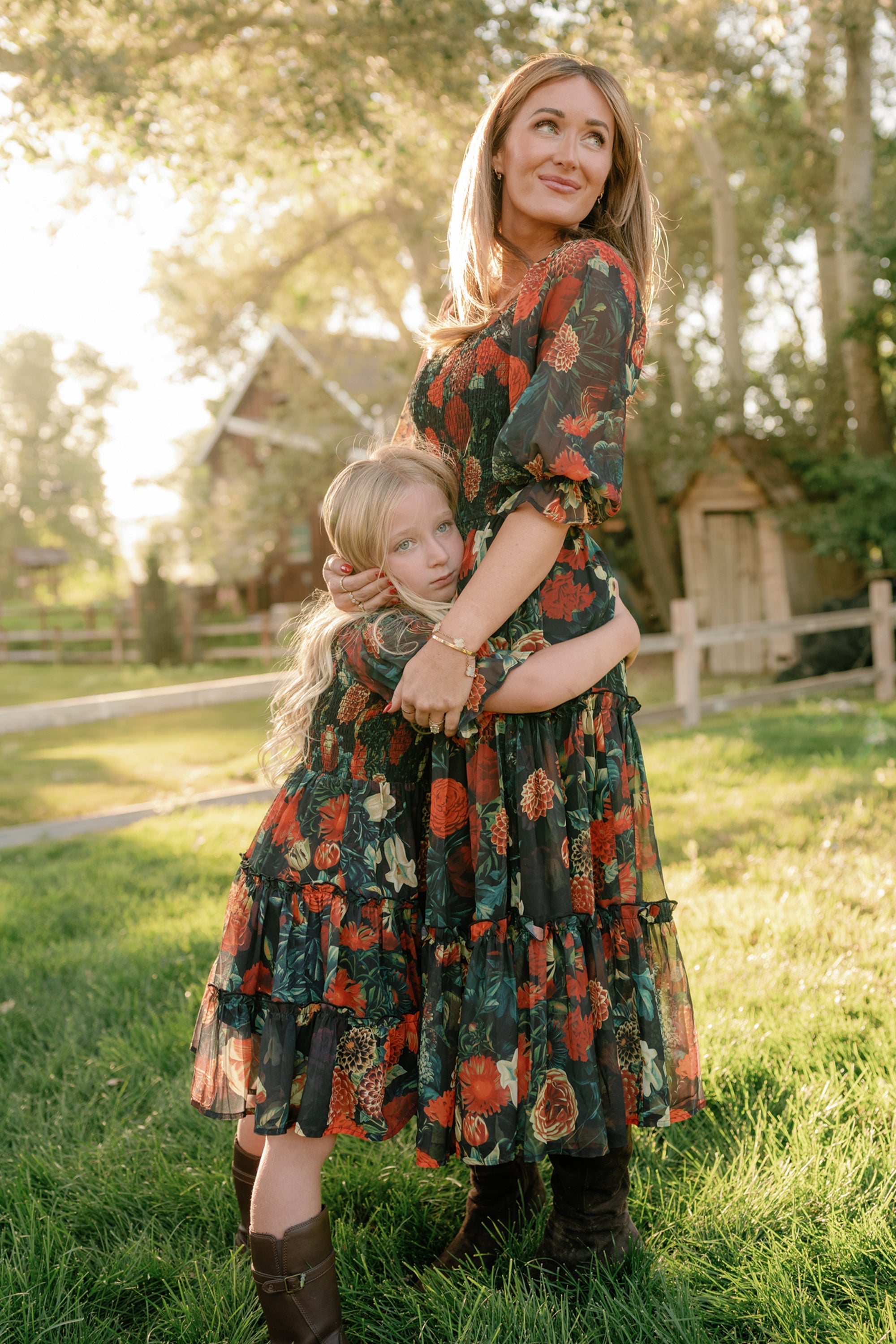 Madeline Dress in Imogen Moody Floral