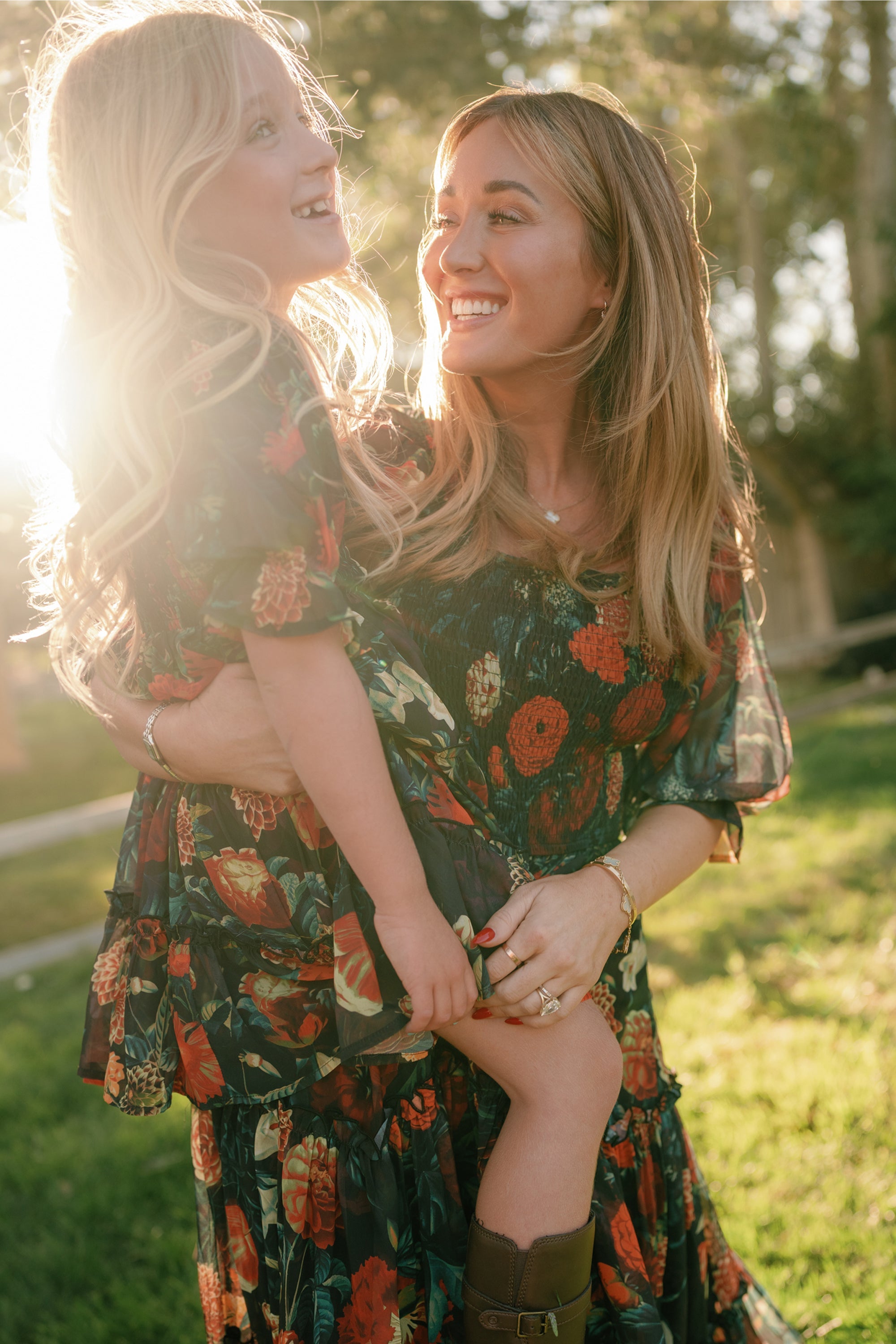 Madeline Dress in Imogen Moody Floral
