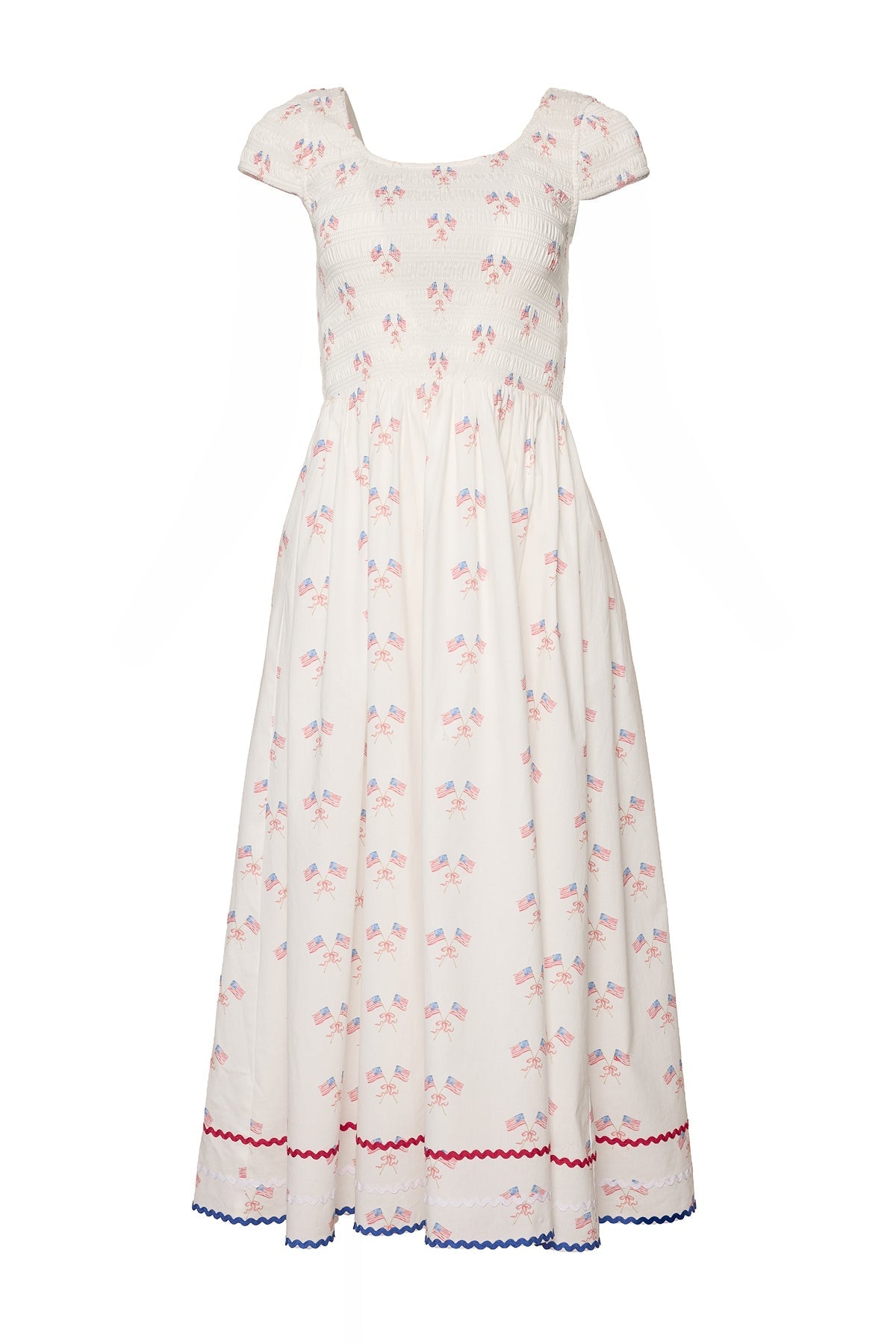 Marlow Cap Sleeve Dress in Star Spangled