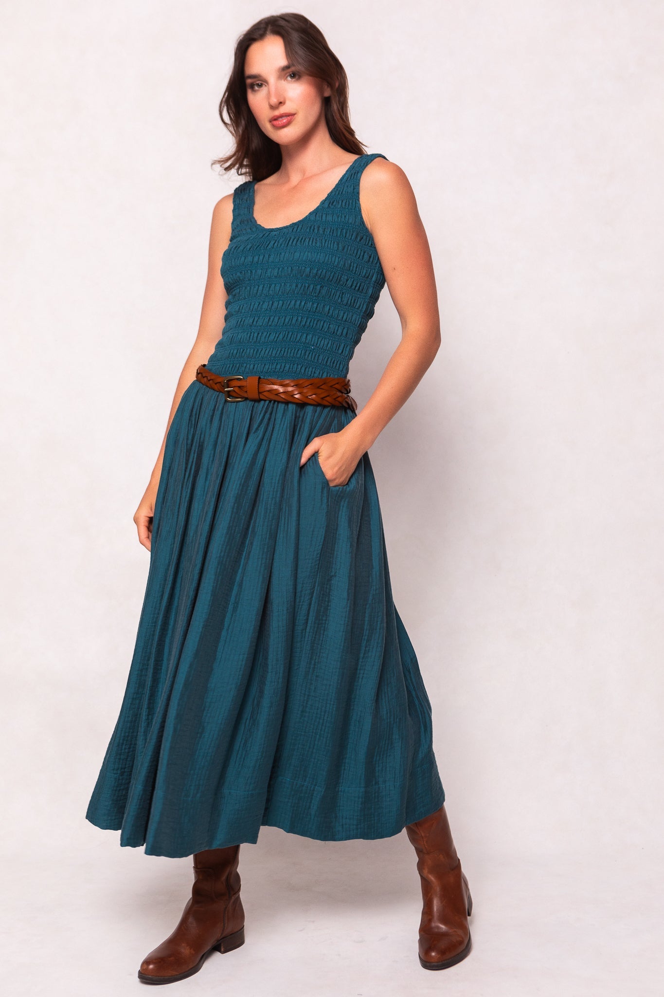 Marlow Dress in Teal