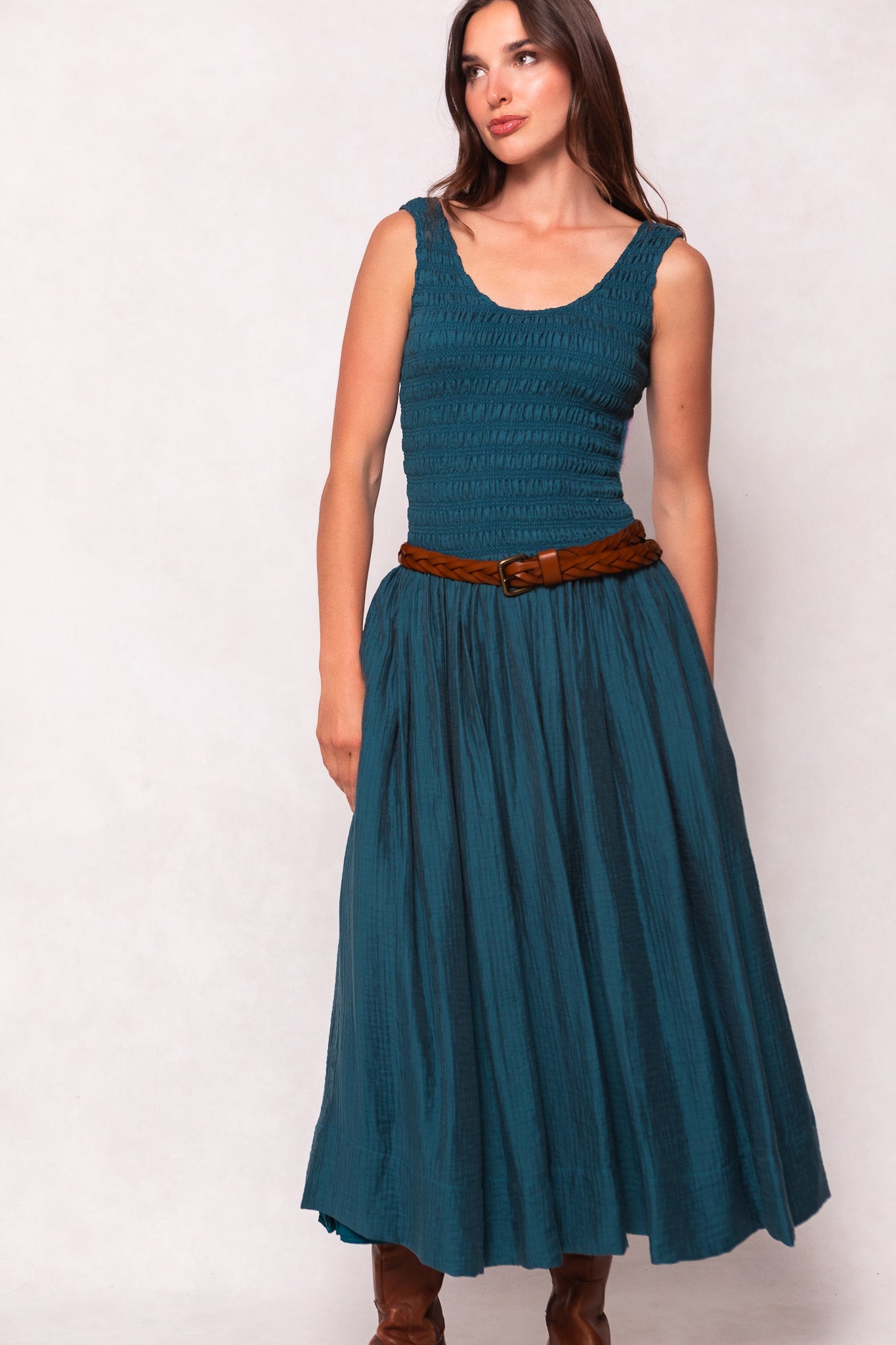 Marlow Dress in Teal
