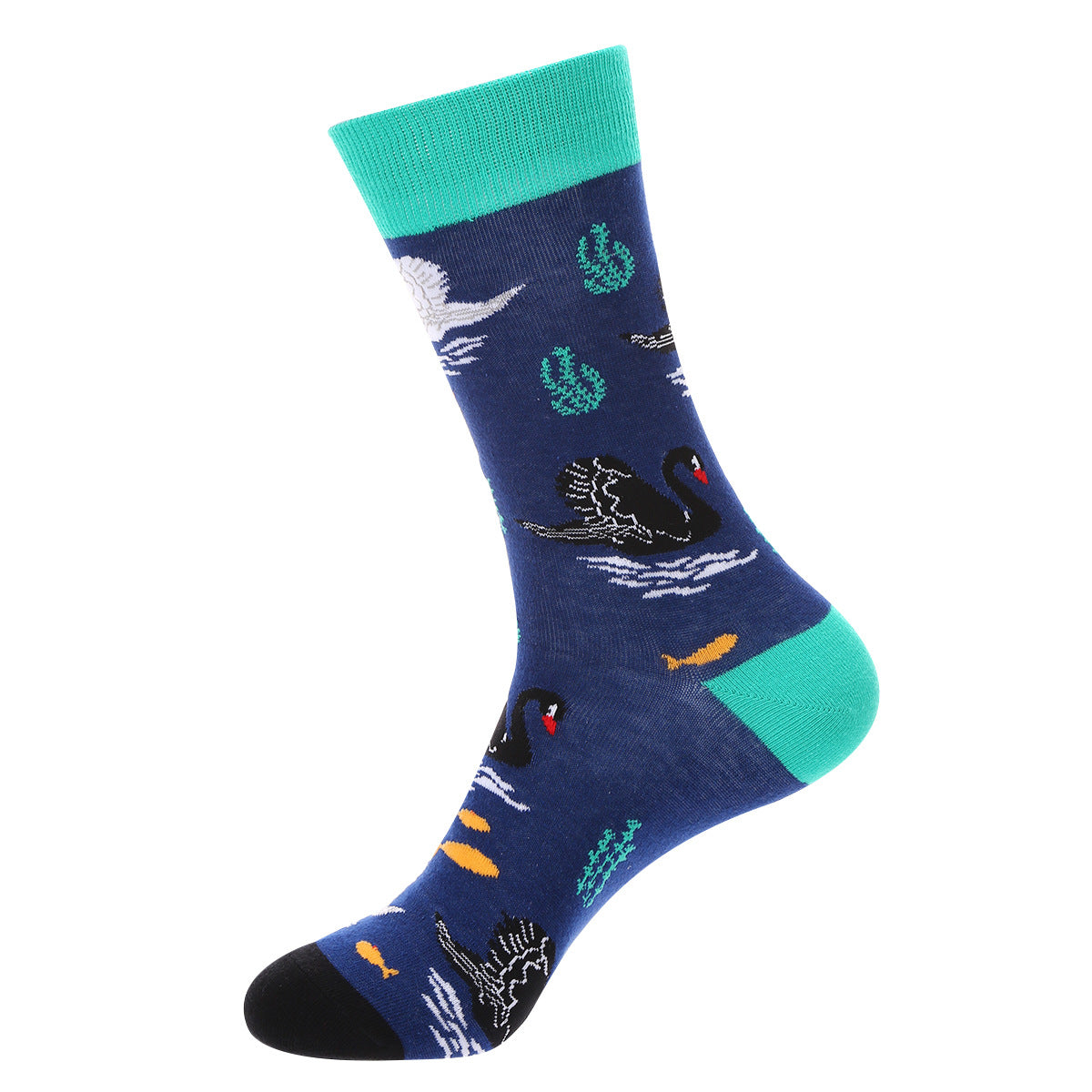 Unisex Panda Animal Crew Socks – Cozy Cotton Novelty Socks for Fall Winter