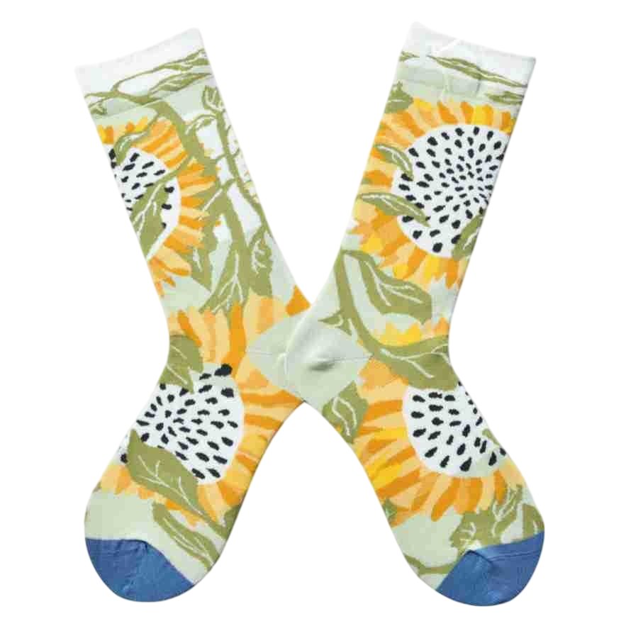 Women’s Brown Palette Critter Long Socks – Literary Gallery-Inspired Fashion Socks