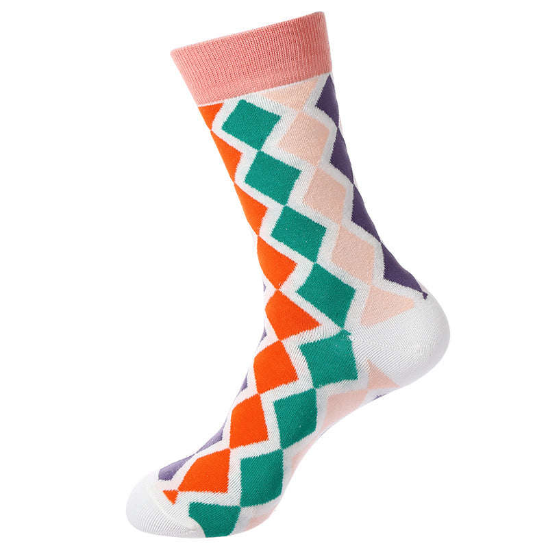 Women’s Heritage Plaid Crew Socks – British Casual Cotton Long Socks