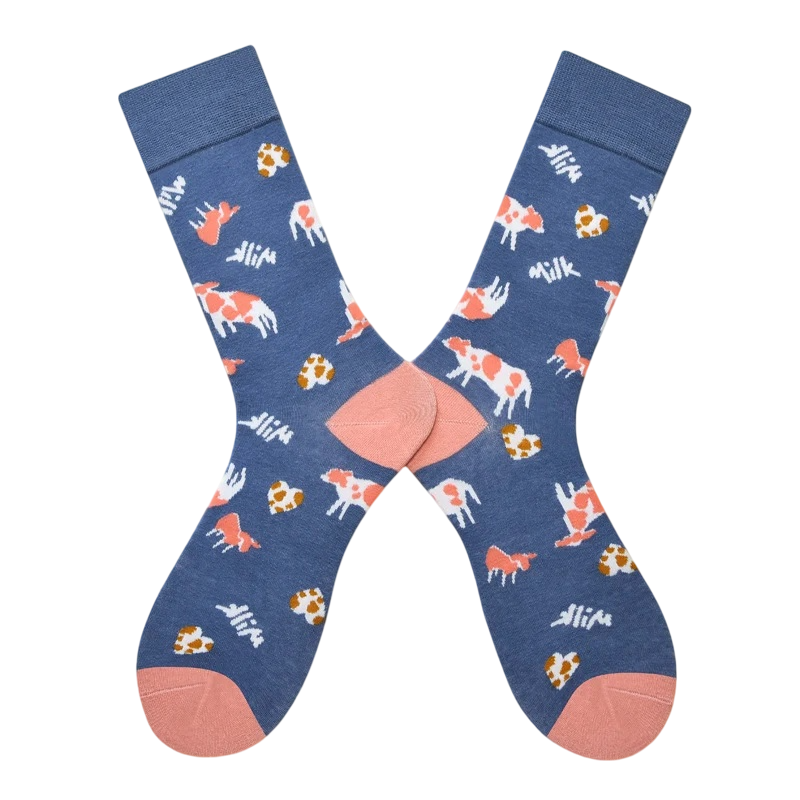 Unisex Juicy Character Tube Socks – Creative Matching Casual Long Socks