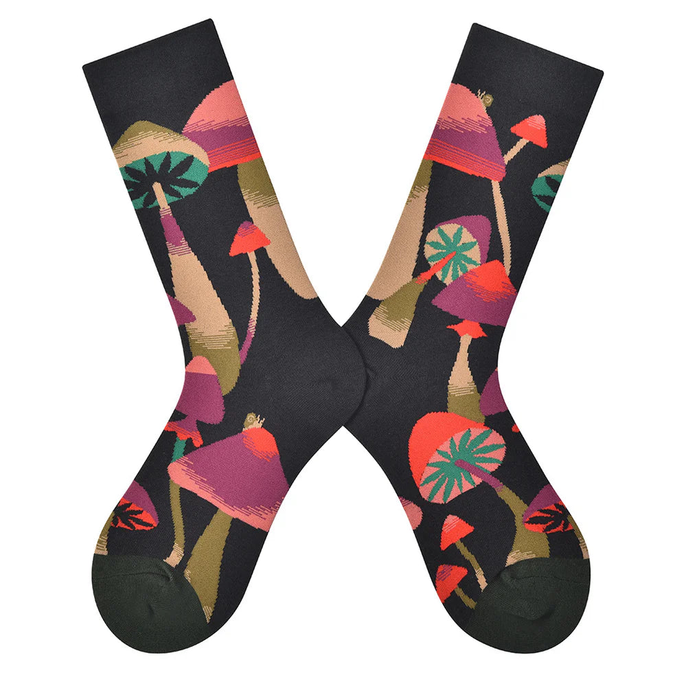 Women’s Vibrant Plain Long Socks – European-Inspired Urban Style Socks