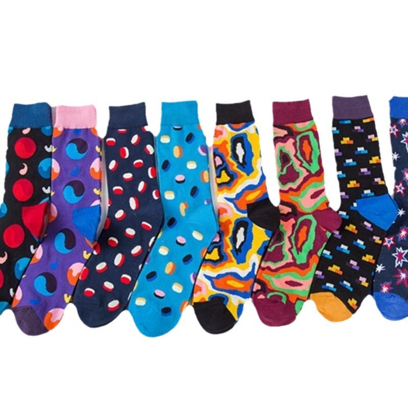 Street Skate Crew Socks - Blue Color Pills